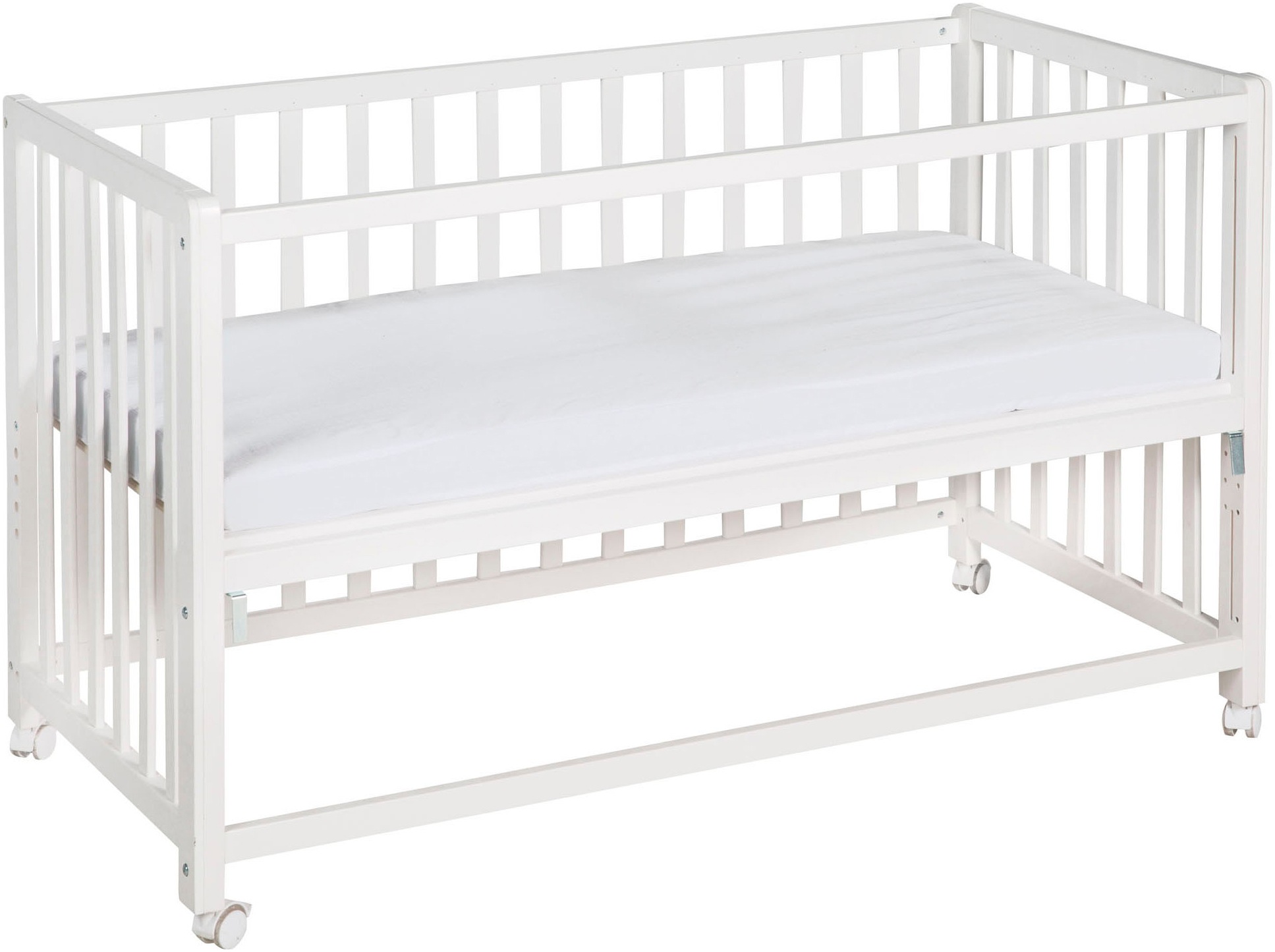 roba® Babybett »Room Bed - Woodland Buddies«, als Beistell-, Kinder- und Juniorbett verwendbar