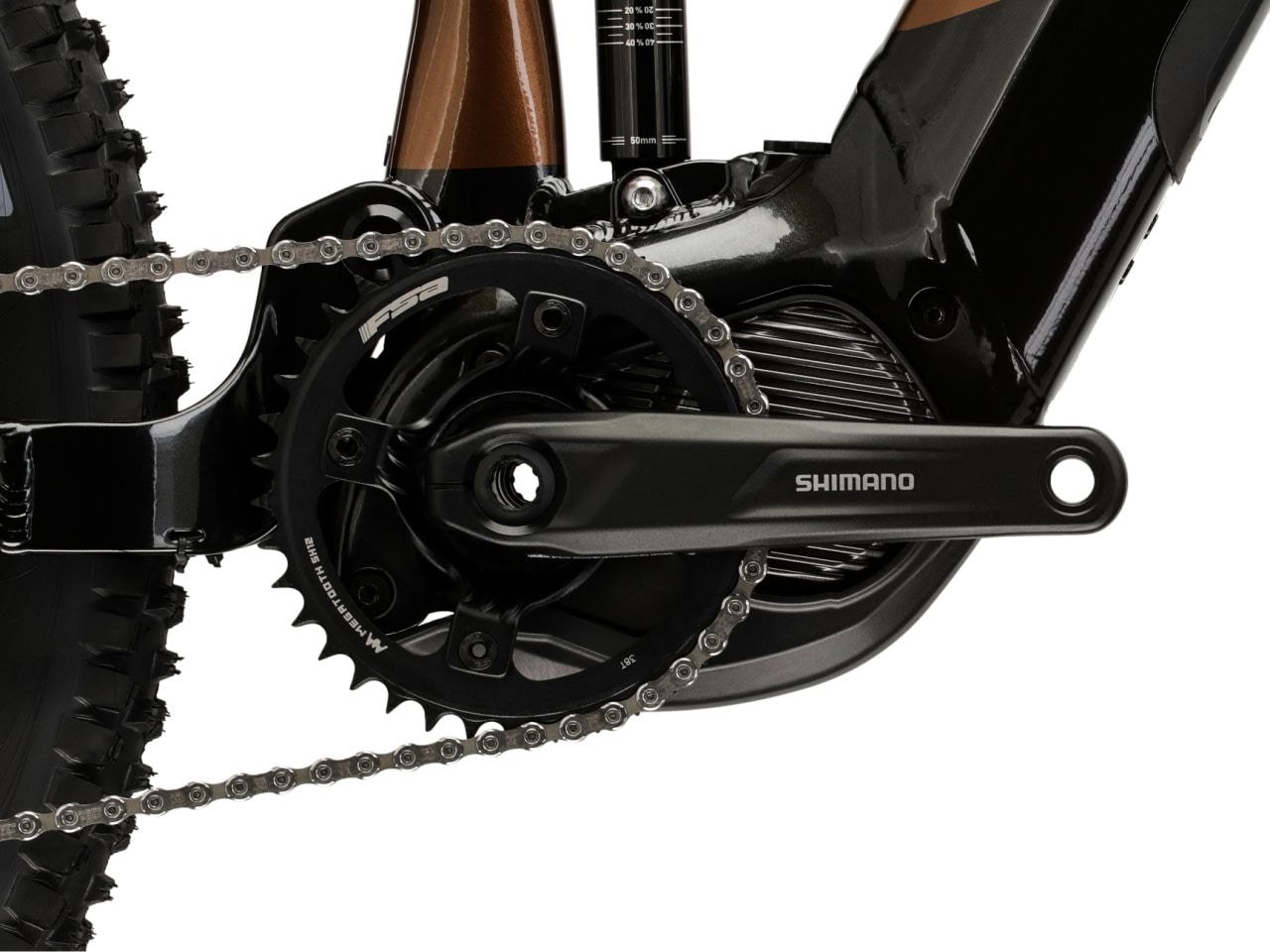 Kross »KROSS E-MTB Fully 29" Grist Boost 3.0 braun 12 Gänge« 12 Gang Shimano DEORE SLX M7100 Schaltwerk Kettenschaltung Mittelmotor 250 W Pedelec, Elektrofahrrad für Damen und Herren, MTB