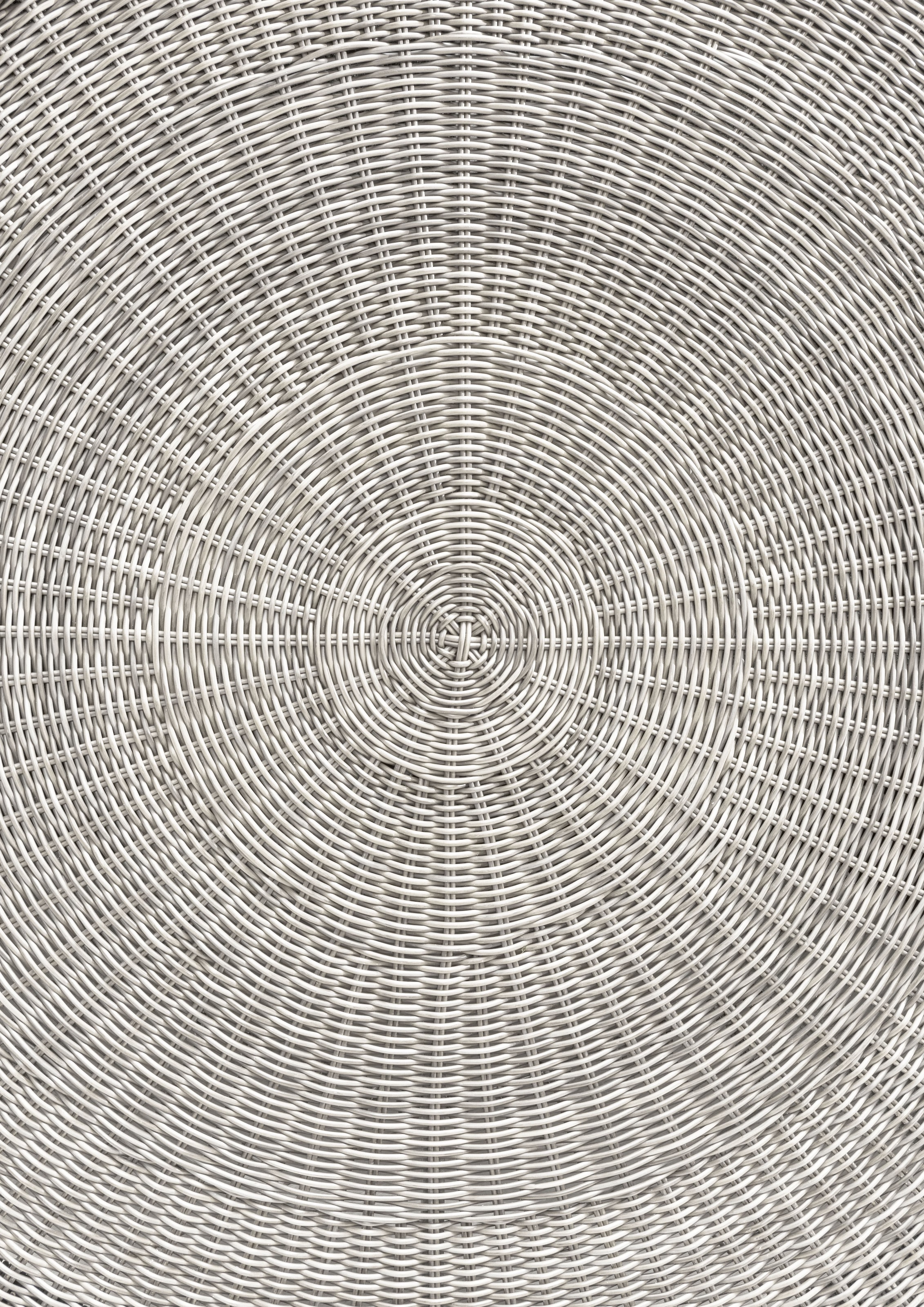 Destiny Gartentisch »»LUNA Tisch««, (Ø100x75 cm), Aluminium, Polyrattan