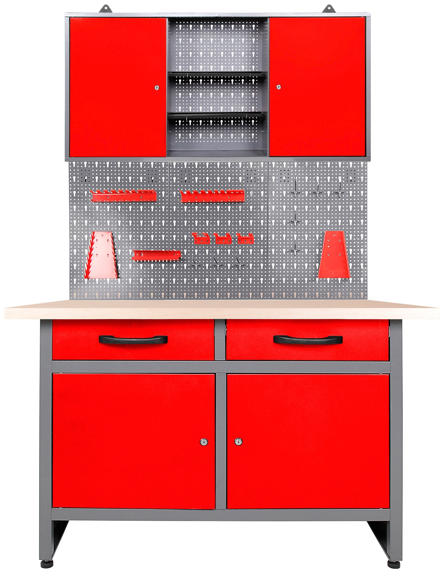 ONDIS24 Werkstatt-Set »Werner«, (Set), 120 cm, mit Lochwandsystem inkl. Haken kaufen