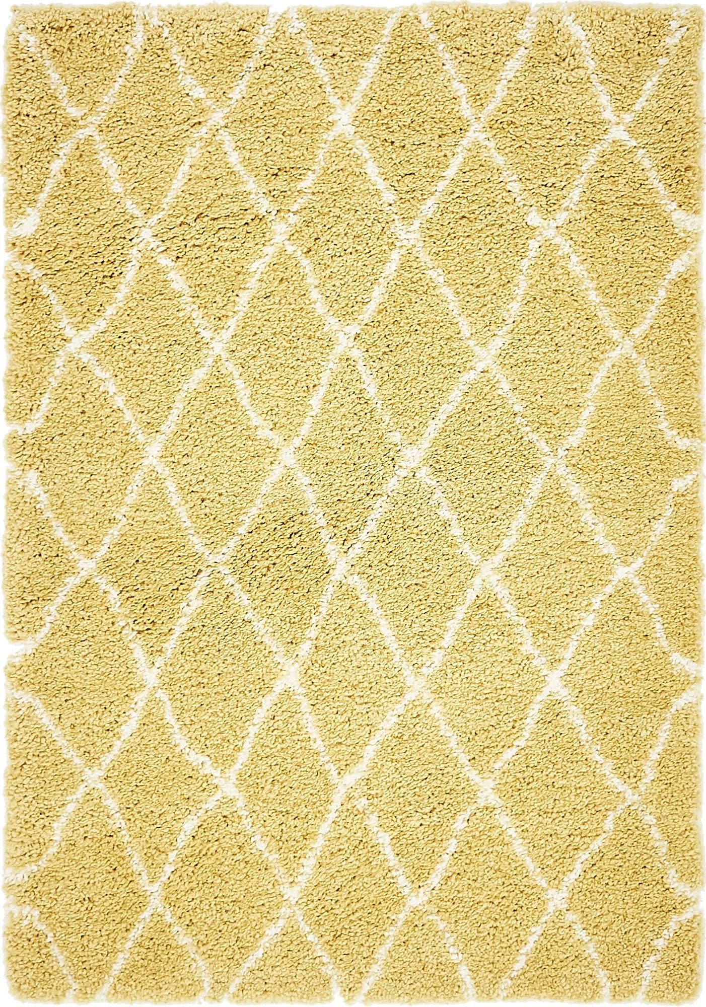 Myflair Möbel & Accessoires Hochflor-Teppich »Temara Shag, LAGERRÄUMUNG!« rechteckig 51 mm Höhe gewebt, Rauten Design, weich & kuschelig