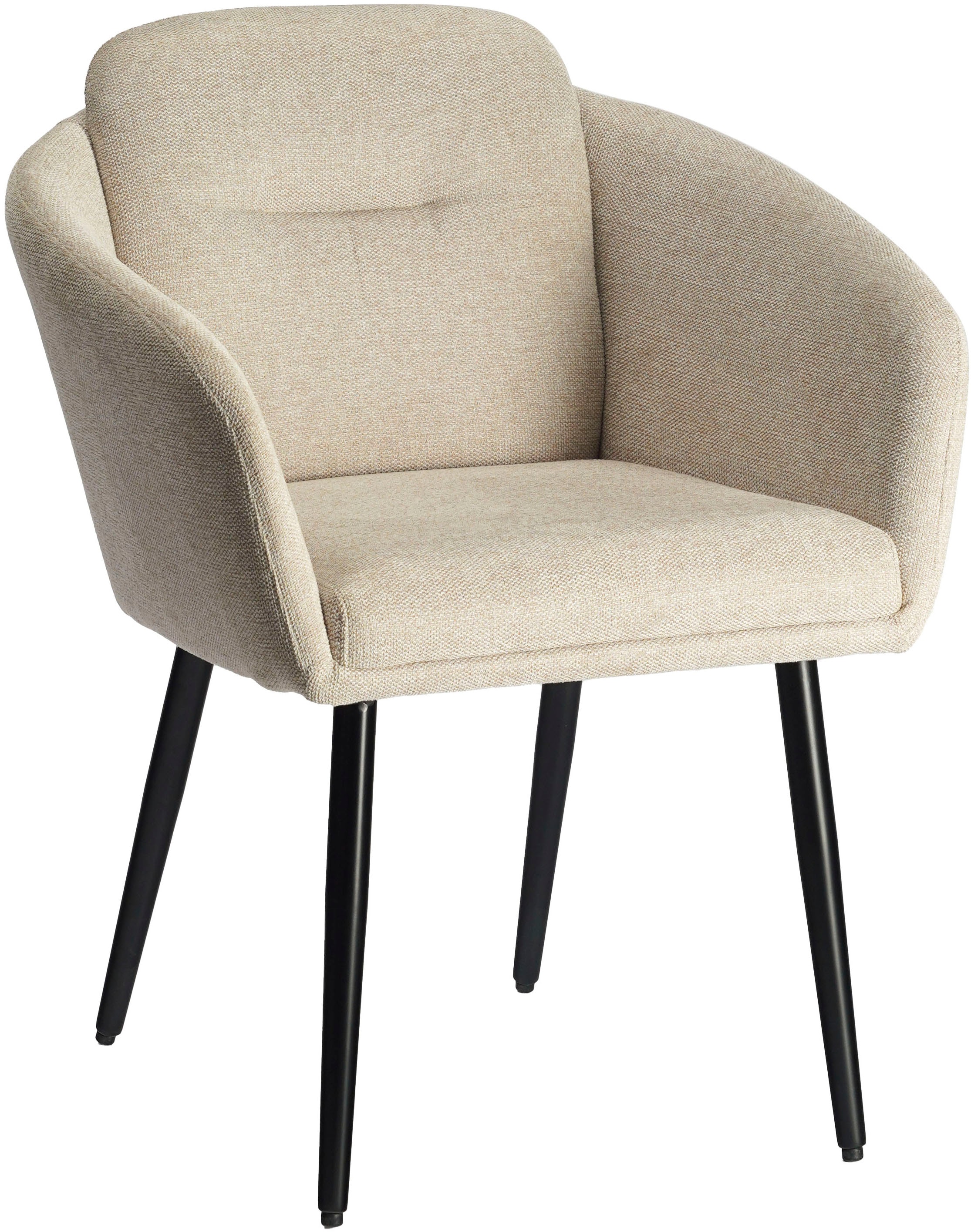 LeGer Home by Lena Gercke Esszimmerstuhl »Fleur, TOPSELLER!, OTTOs Choice« (Set) 2 Stk.Strukturstoff, ergonomisches Design, gesteppte Rückenlehne