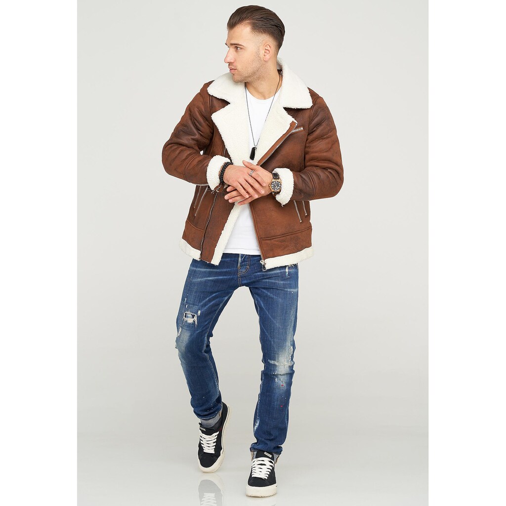 behype Lederimitatjacke »MJNOHAR«