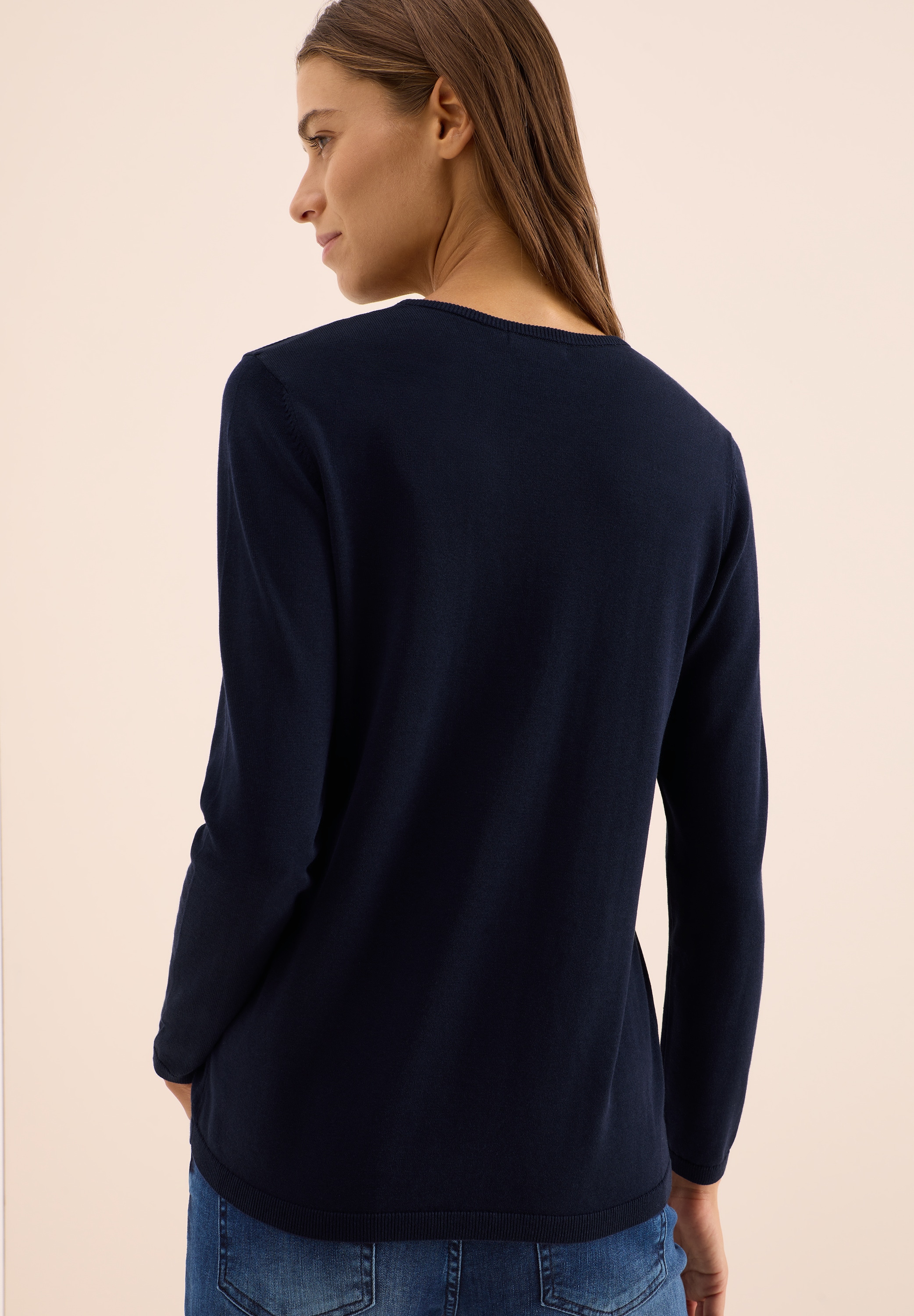 Cecil Strickpullover, mit feinem Detail an der Schulter und Viskose-Anteil