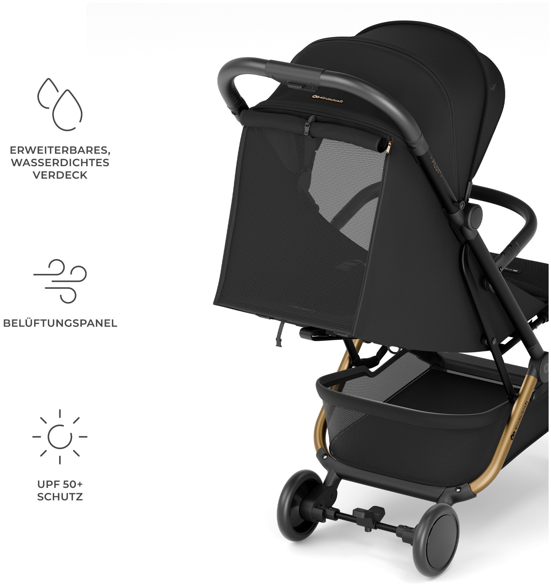 Kinderkraft Kinder-Buggy »PILOT 2« 22 kg