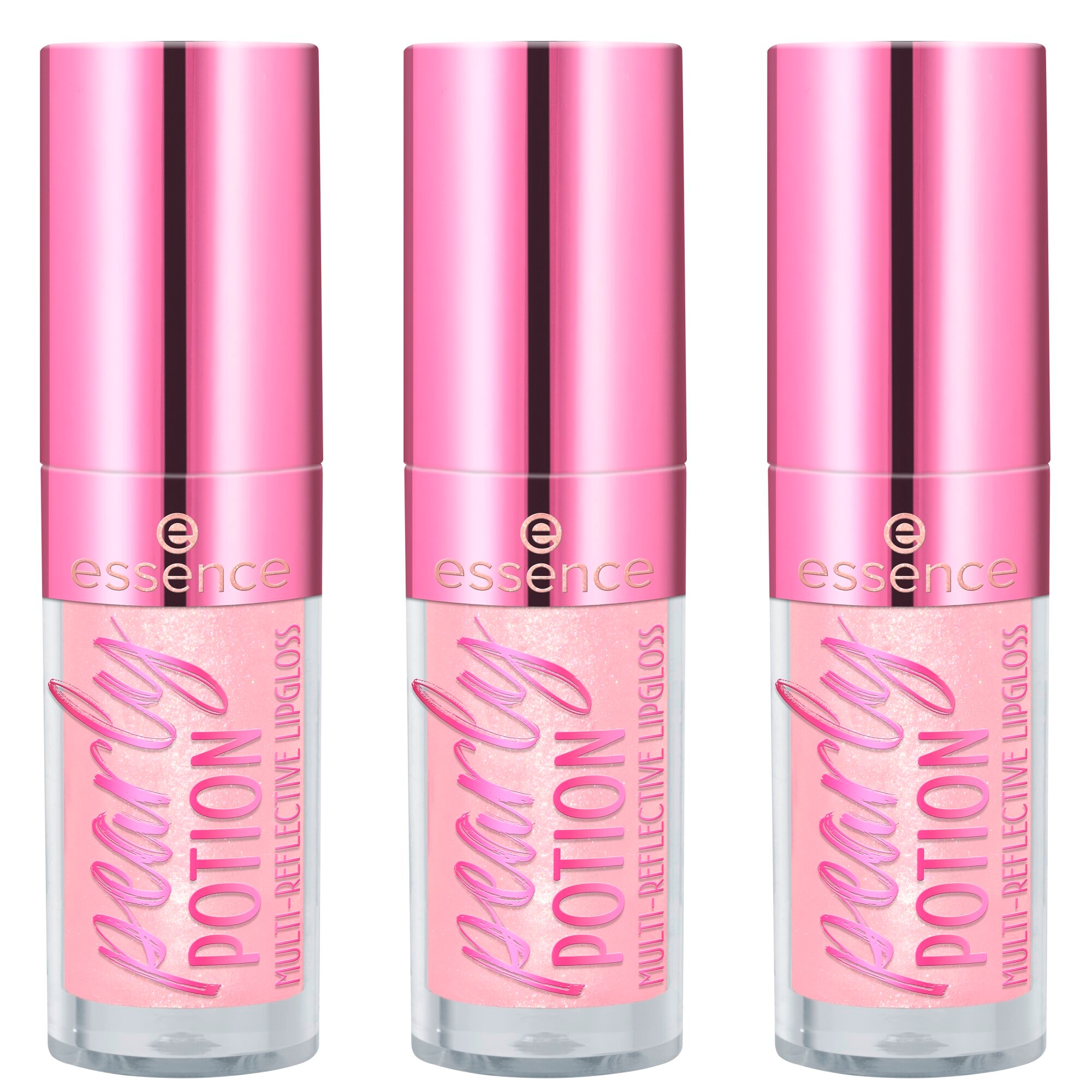 Essence Lipgloss »pearly POTION MULTI-REFLECTIVE LIPGLOSS«, (Set, 3 tlg.)
