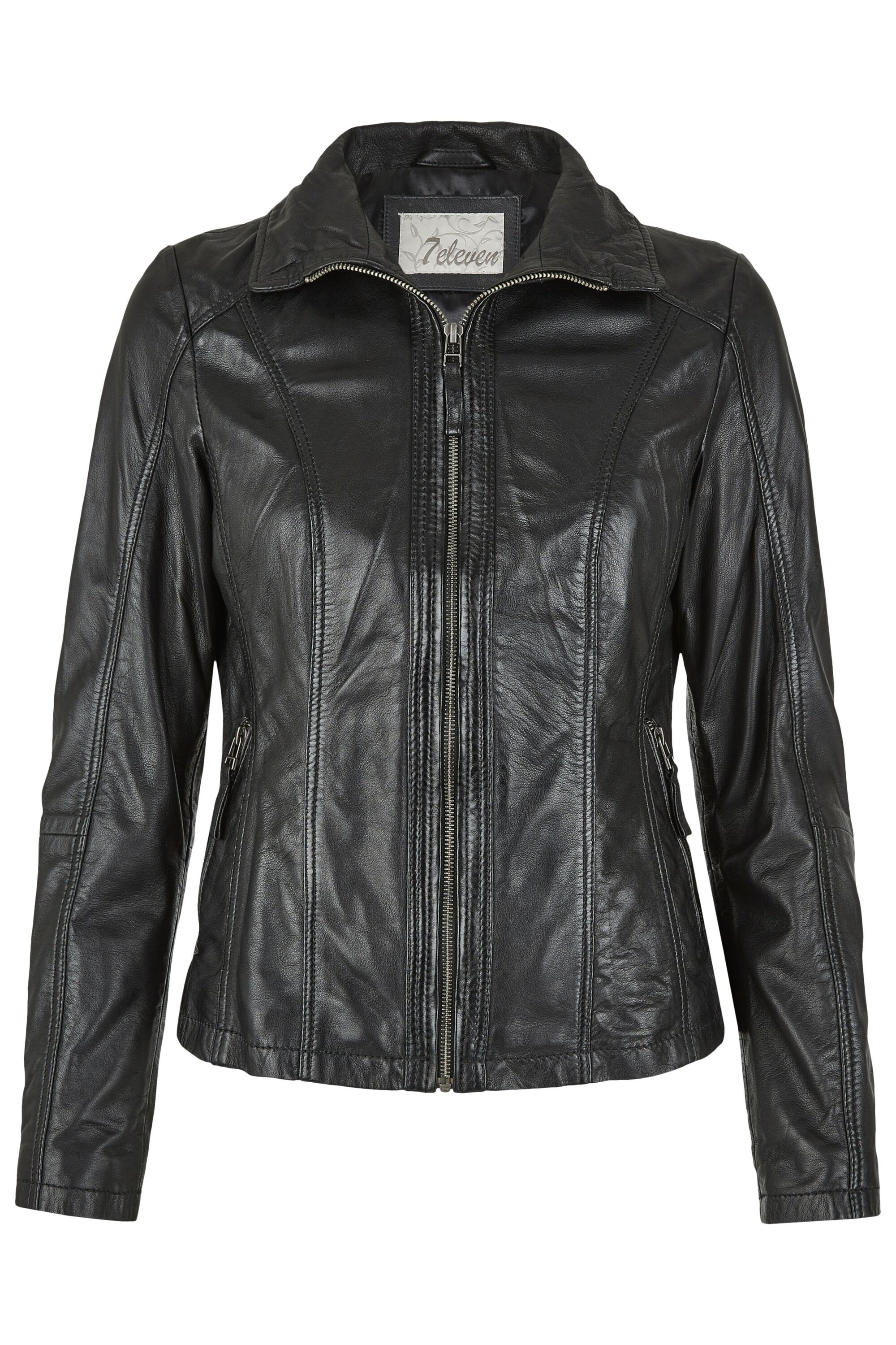 7eleven Bikerjacke "SEGUNEA" ohne Kapuze mit Paspeln