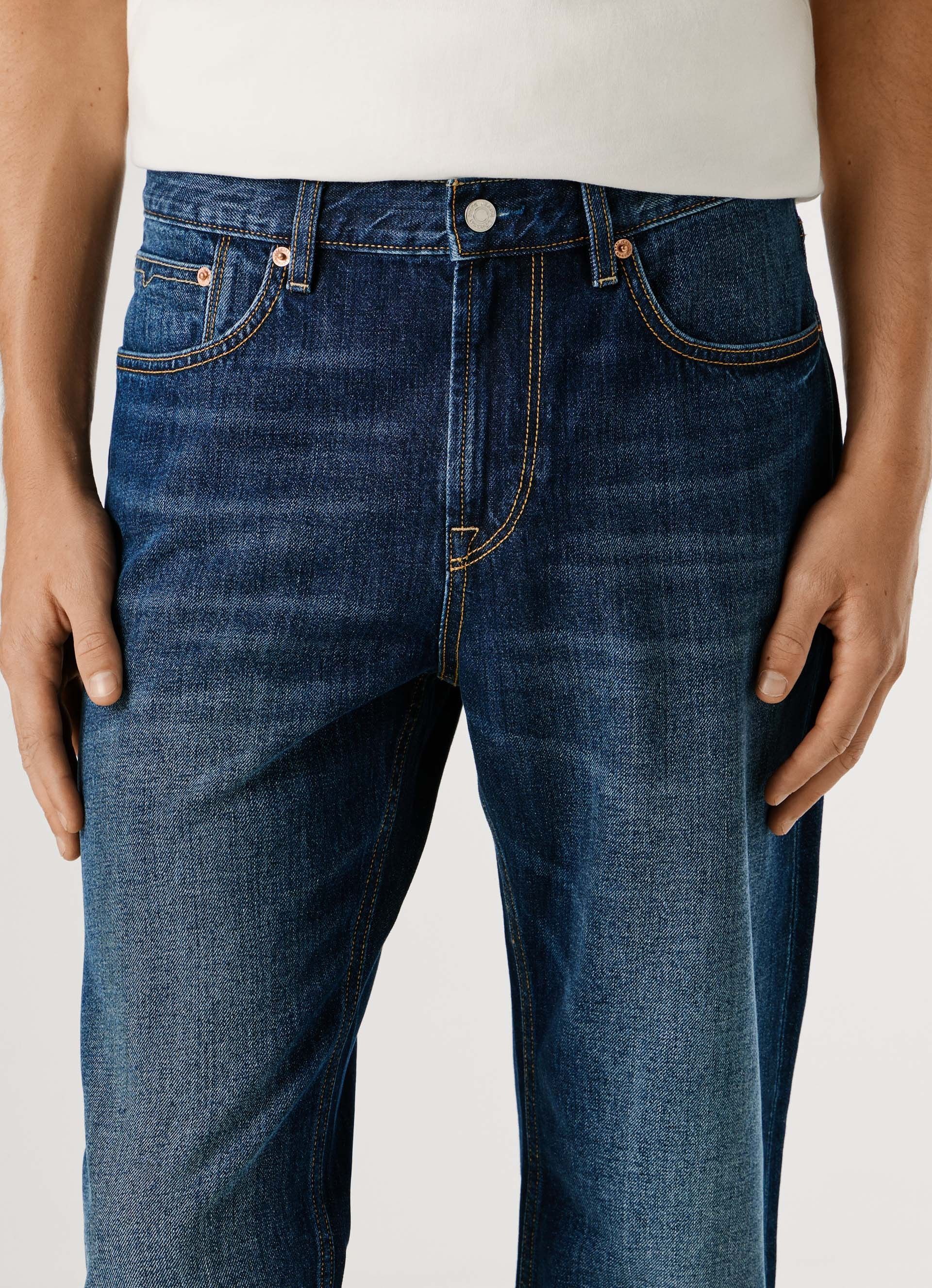 Pepe Jeans 5-Pocket-Jeans "BYRON FS MIDNIGHT FADE" Regular Waist günstig online kaufen