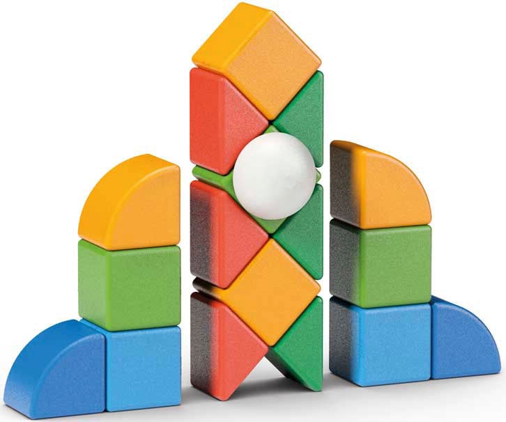 Geomag™ Magnetspielbausteine »GEOMAG™ Magicube Shapes Little World 25«, (25 St.), Made in Europe