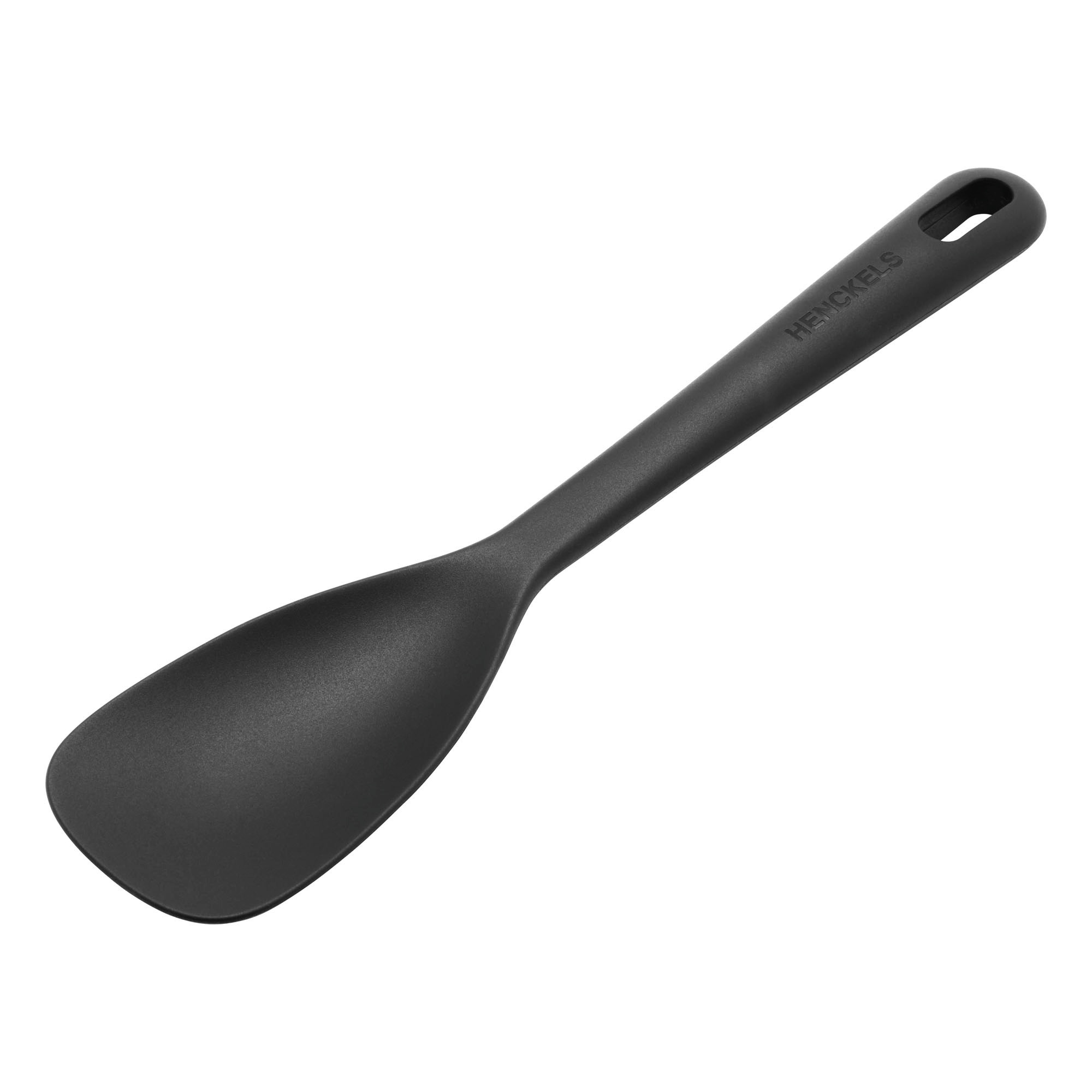 HENCKELS by ZWILLING Servierlöffel "Silicone Onyx" Hitzebeständig, Aufhänge-Öse, Spülmaschinengeeignet