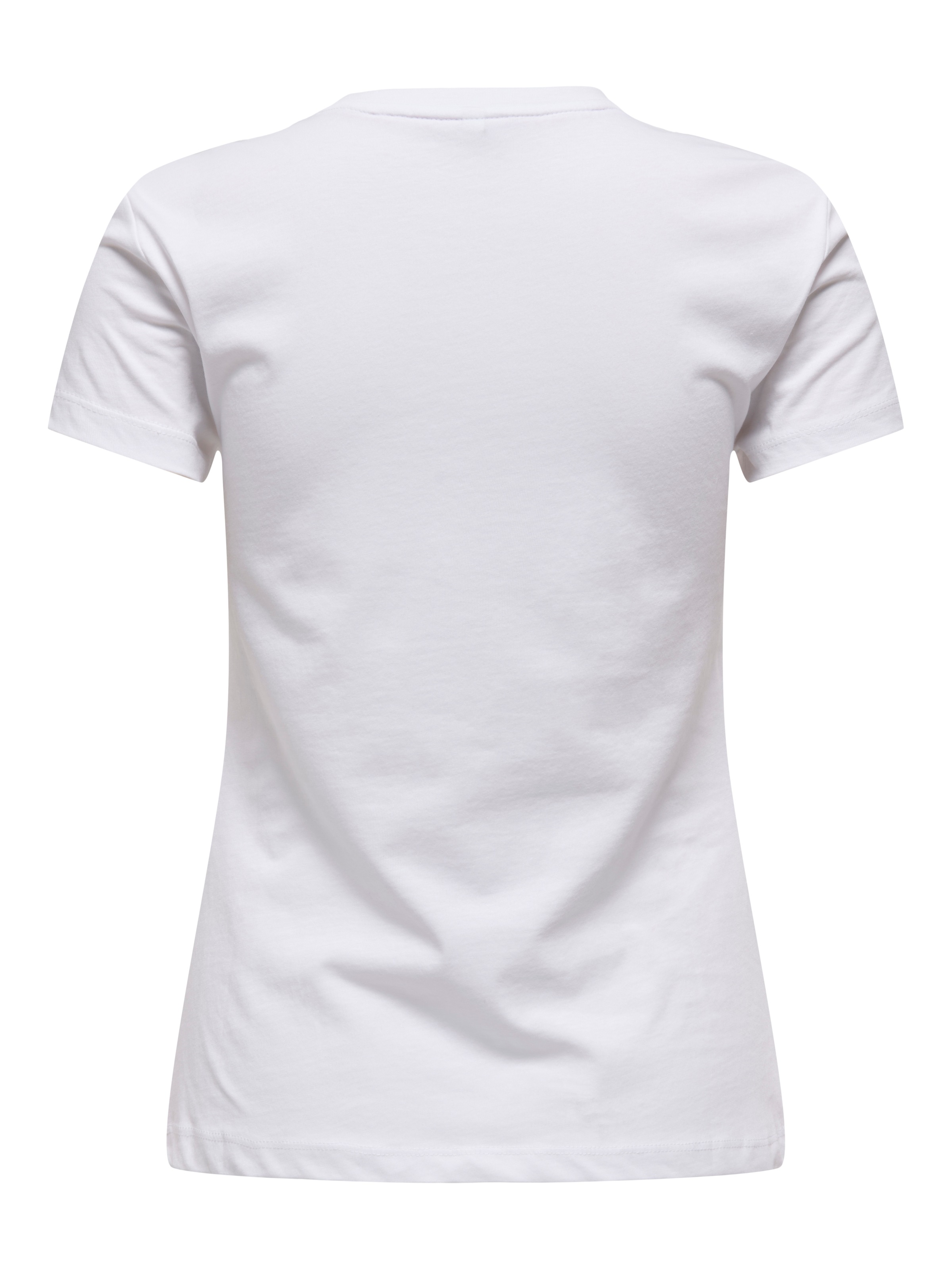 Thumbnail - ONLY Kurzarmshirt "ONLVIBE LIFE S/S GLASSES TOP BOX JRS" Baumwolle, regular fit, Rundhals