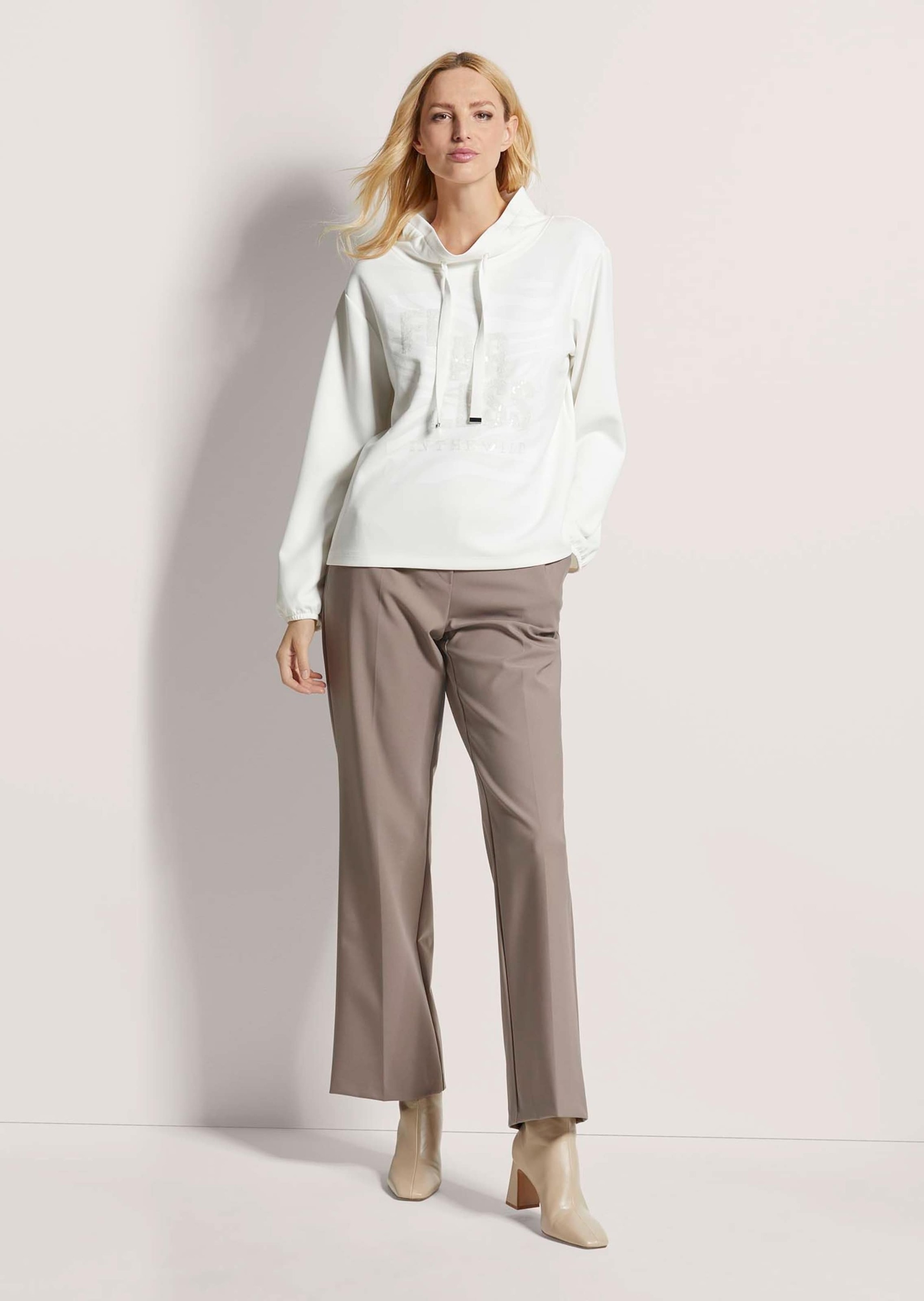 MADELEINE Langarmshirt "Sweater Lässiges Sweatshirt mit Print" günstig online kaufen