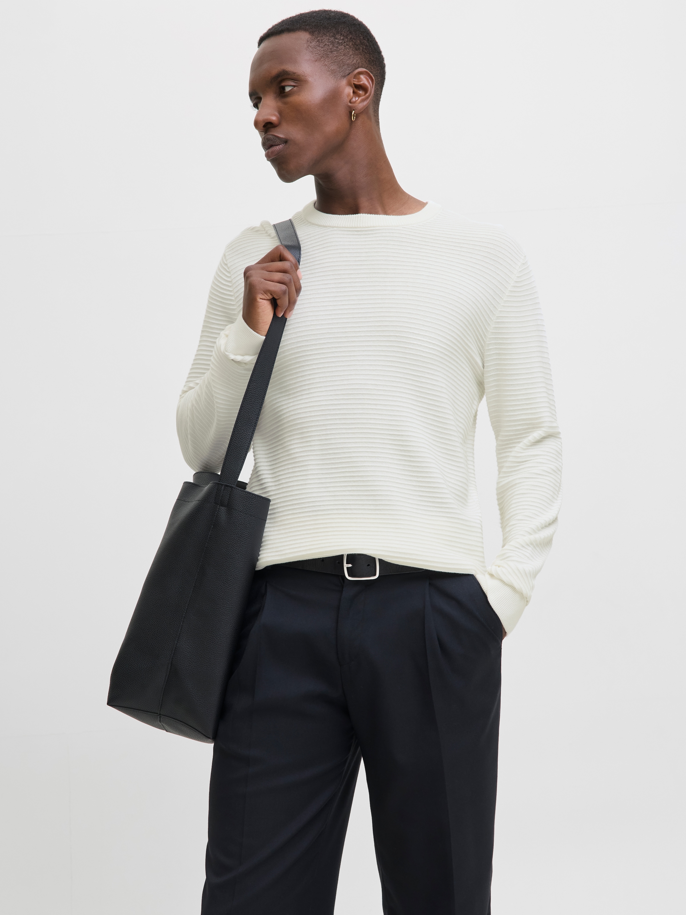 Jack & Jones Rundhalspullover "JJOTTO KNIT CREW NECK AW25" günstig online kaufen