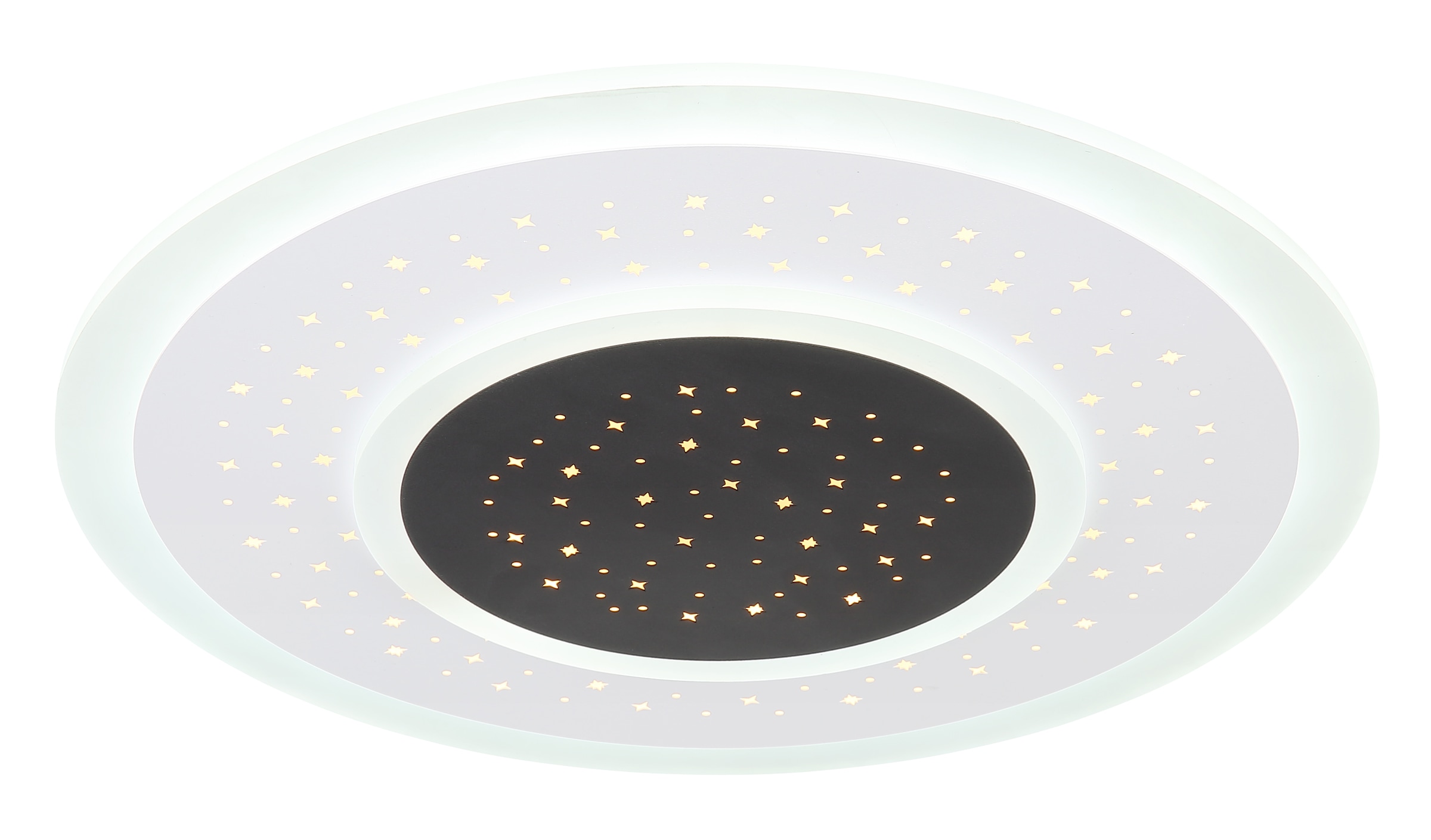 GLOBO LIGHTING LED Deckenleuchte »GISELL«, Leuchtmittel LED-Modul | LED fest integriert, Deckenlampe/rund/Wohnzimmer/Schlafzimmer/elegant
