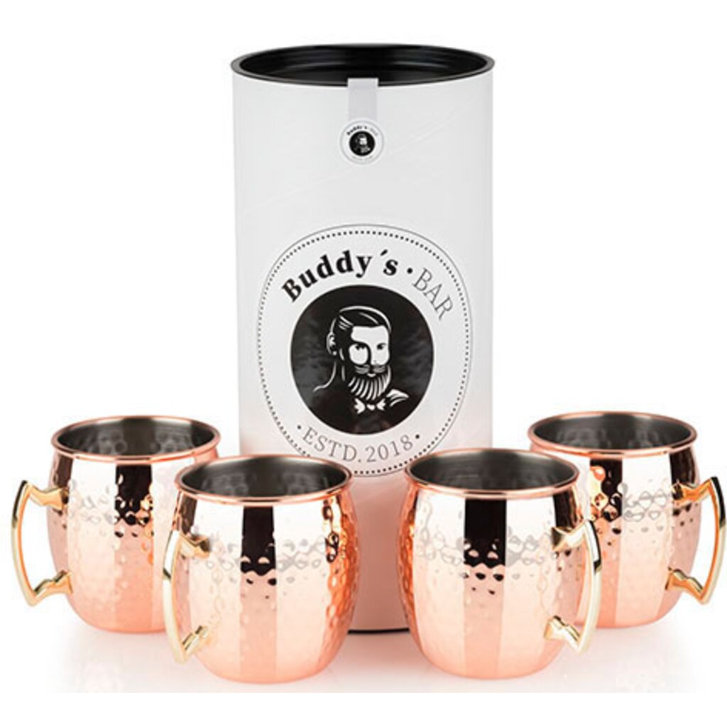 Buddy's Becher »Buddy´s Bar«, (Set, 4 tlg.)