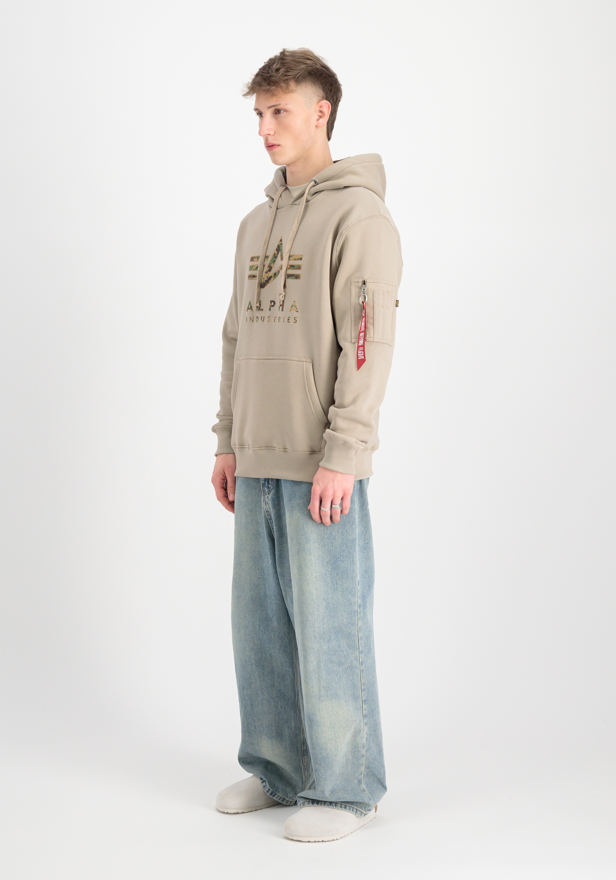 Thumbnail - Alpha Industries Hoodie "Alpha Industries Men - Hoodies Camo TPU Hoodie"