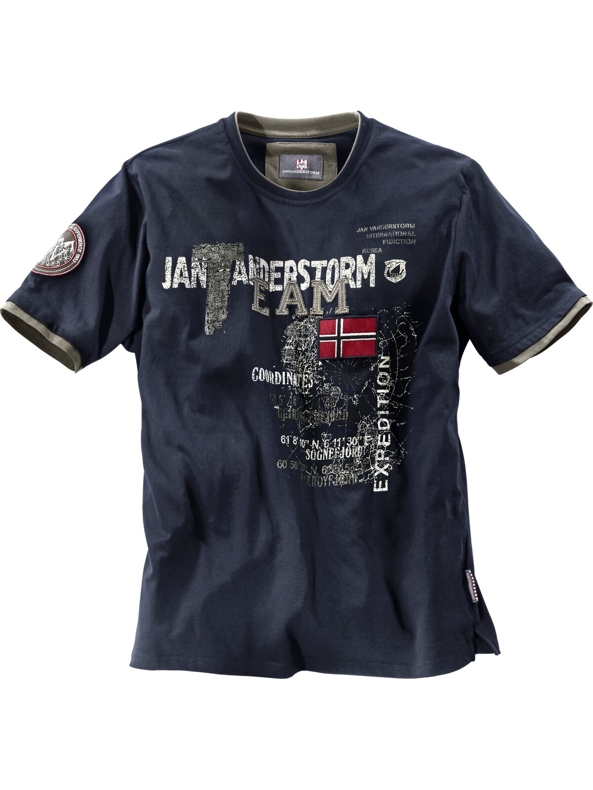 Jan Vanderstorm T-Shirt »T-Shirt SÖLVE«