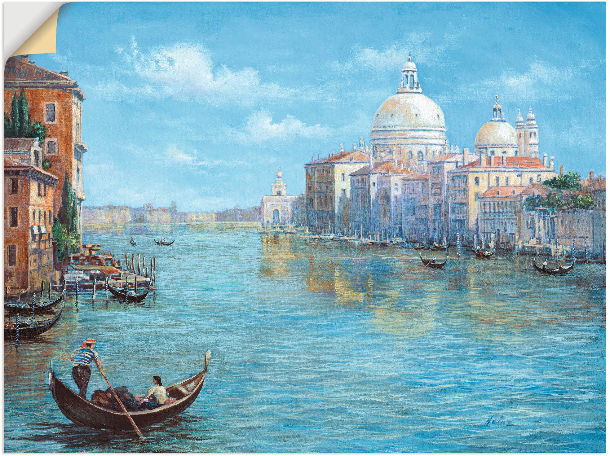 Artland Wandbild "Venedig", Europa, (1 St.), als Leinwandbild, Poster, Wand günstig online kaufen