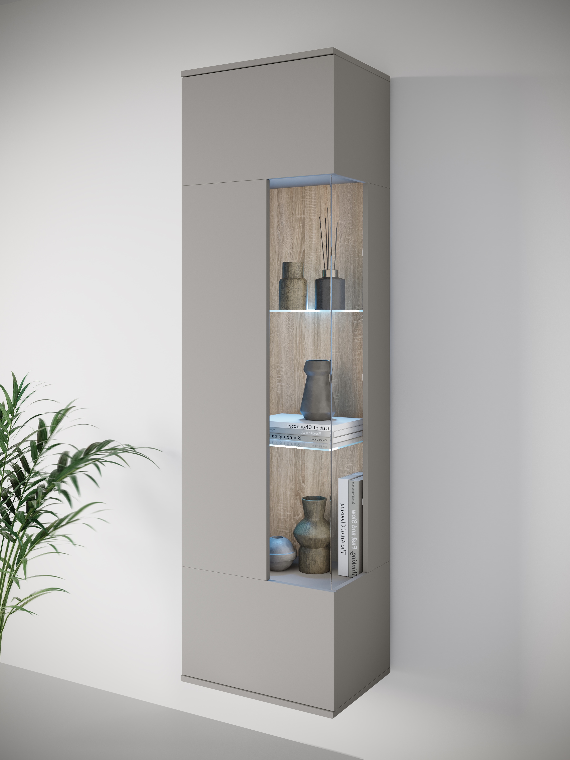 INOSIGN Vitrine "Kenia, stehend und hängend, Türanschlag wechselbar", (1 St günstig online kaufen