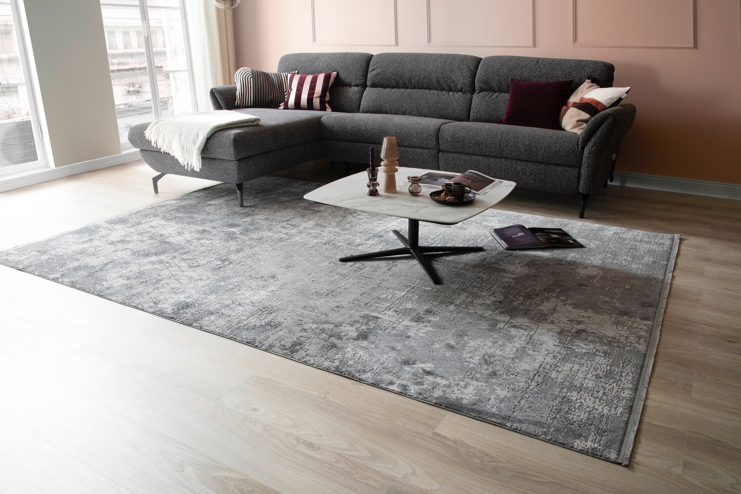 SCHÖNER WOHNEN-Kollektion Teppich "Vision 212" rechteckig 7 mm Höhe Viskose günstig online kaufen