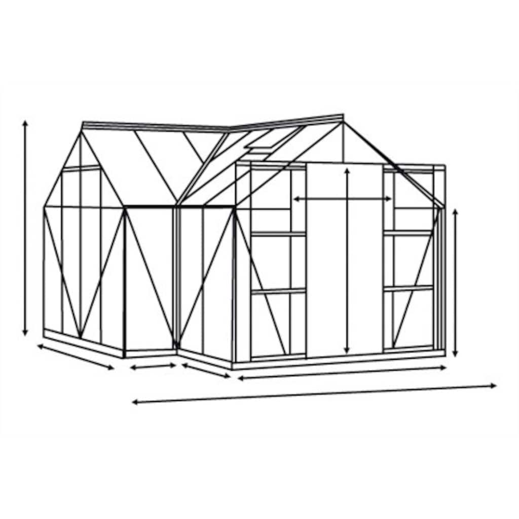 Vitavia Gewächshaus »Sirona«, (mit Fundamentrahmen)