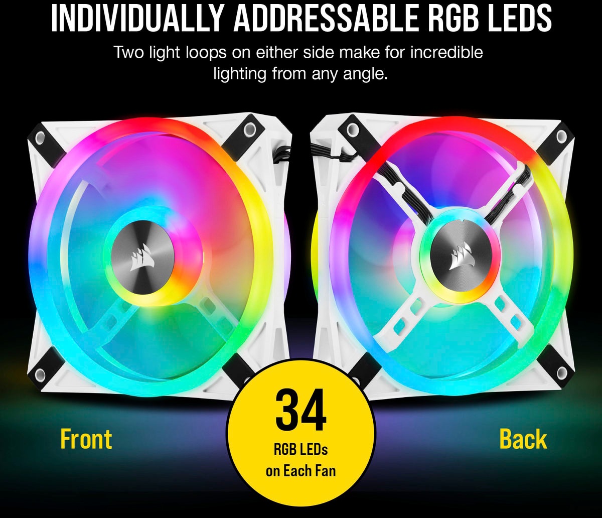 Corsair Gehäuselüfter »Corsair iCUE QL140 RGB PWM«