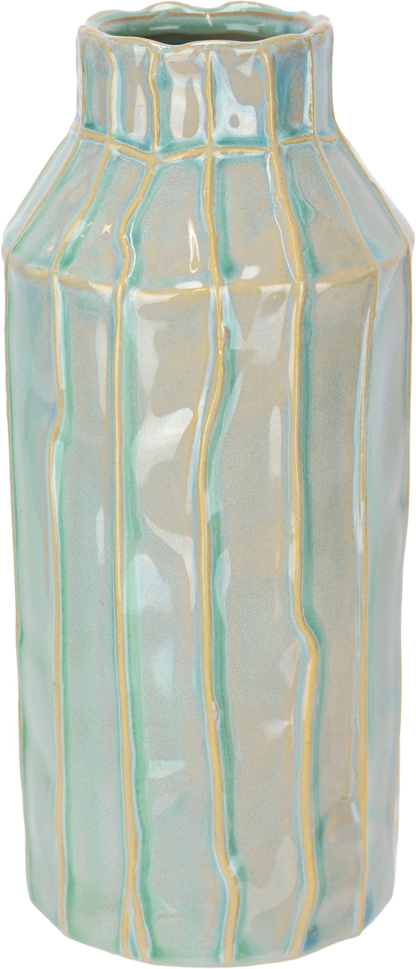 I.GE.A. Dekovase "Vase aus Keramik", (1 St.), Dekovase Blumenvase Modern fü günstig online kaufen