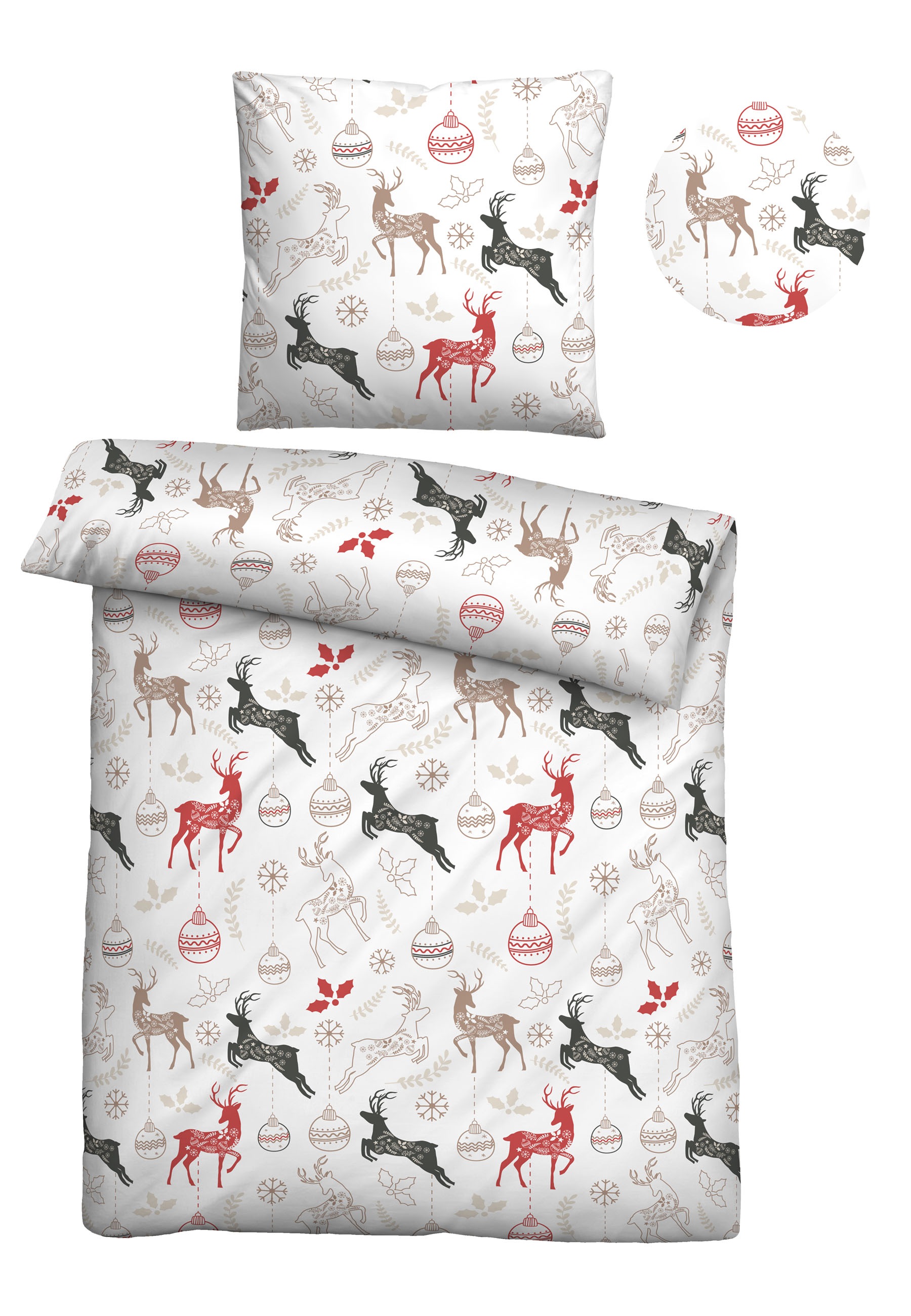 Bettwäsche BIBERNA, weiß, Feinbiber, Obermaterial: 100% Baumwolle, Bettwäsche, "0006734", kuschelig warm, pflegeleicht, temperaturausgleichend,