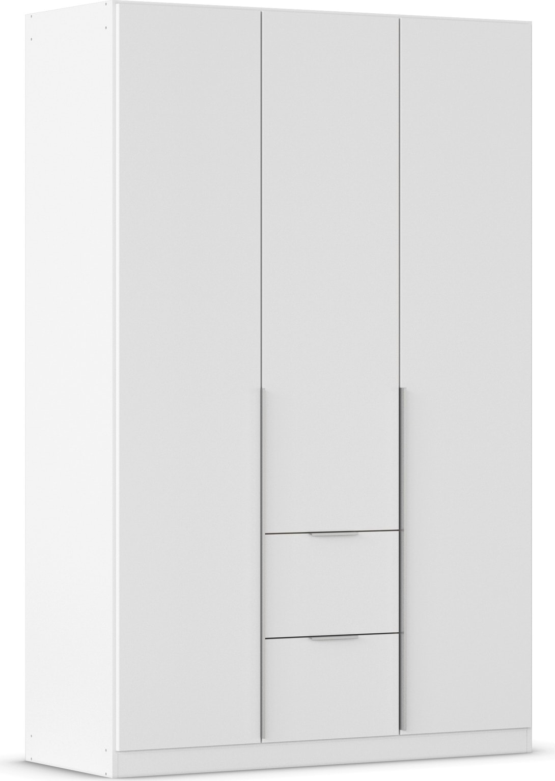 OTTO home Drehtürenschrank "Kleiderschrank Schrank Garderobe AGORDO mit Dekor- oder Hochglanzfront" in zwei Griff-Farben, Breite 136 cm, mit Außenschubkästen, Serie in 7 Breiten und 2 Höhen MADE IN GERMANY
