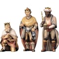 ULPE WOODART Krippenfigur »Hl. Drei Könige«, (Set, 3 St.), Handarbeit, hochwertige Holzschnitzkunst