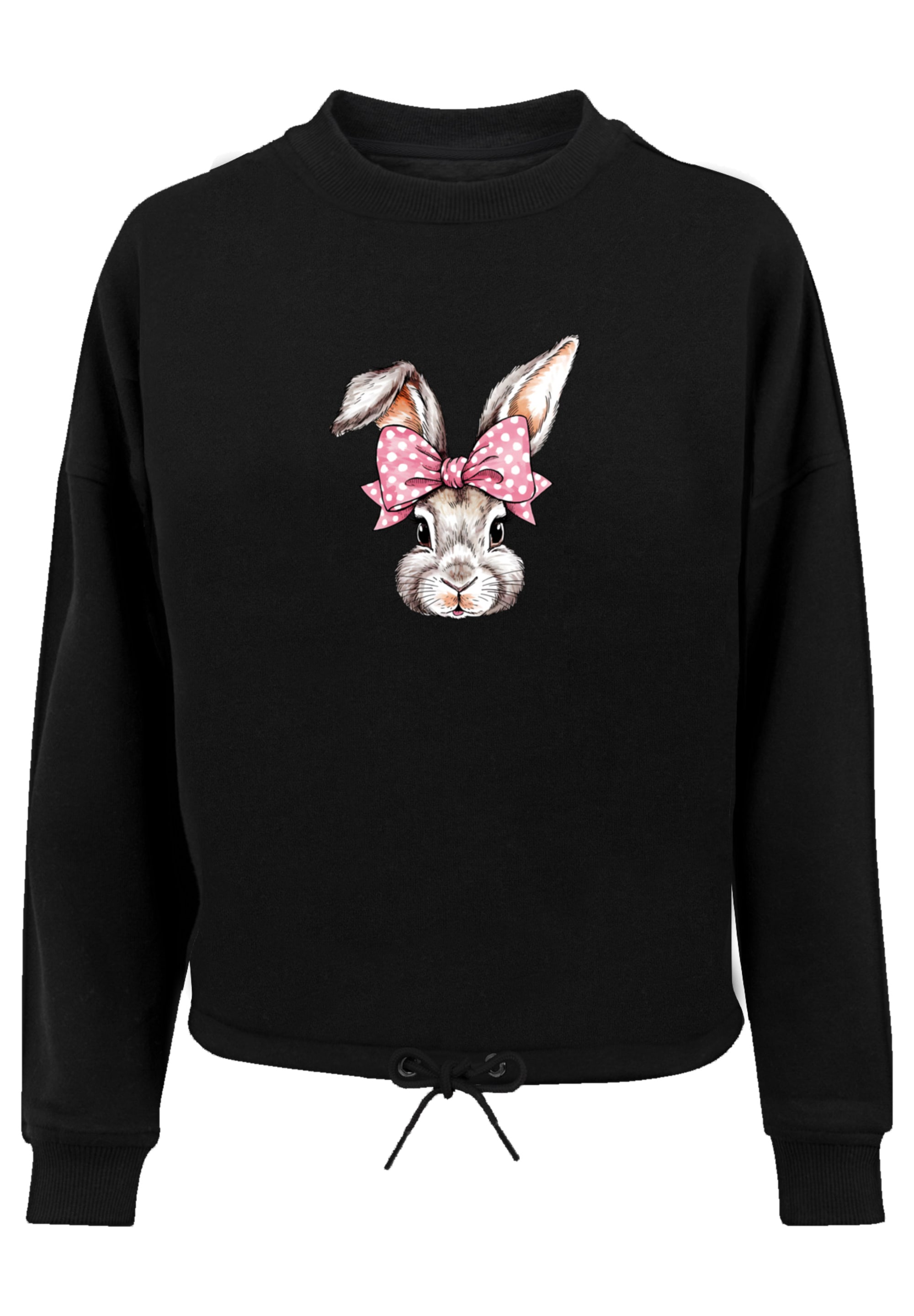 F4NT4STIC Sweatshirt »Niedlicher Hase mit Schleife«, Premium Qualität