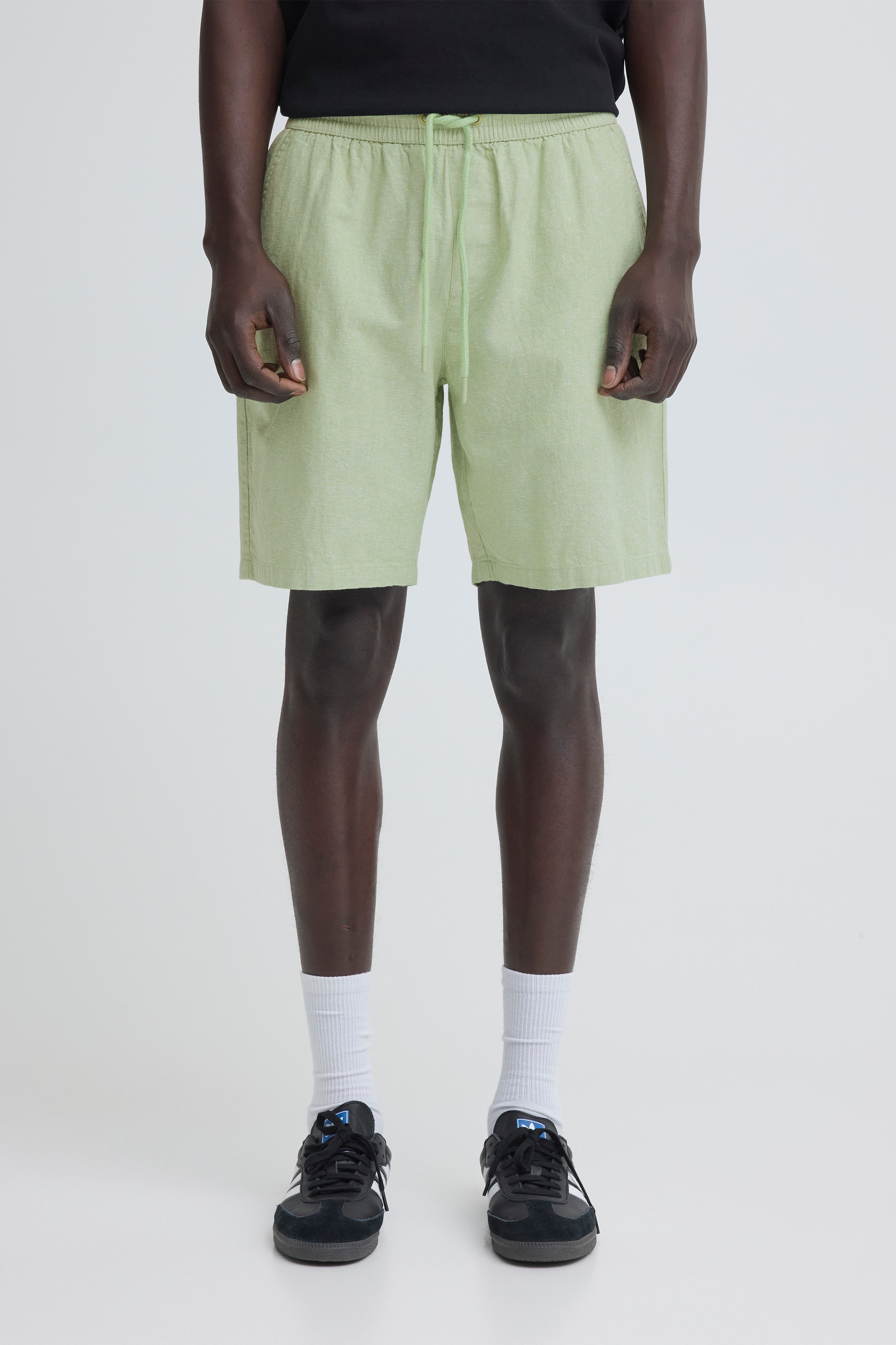 Blend Bermudas "BHABAN LIN SHORTS PP NOOS" in sommerlicher Leinen-Optik günstig online kaufen