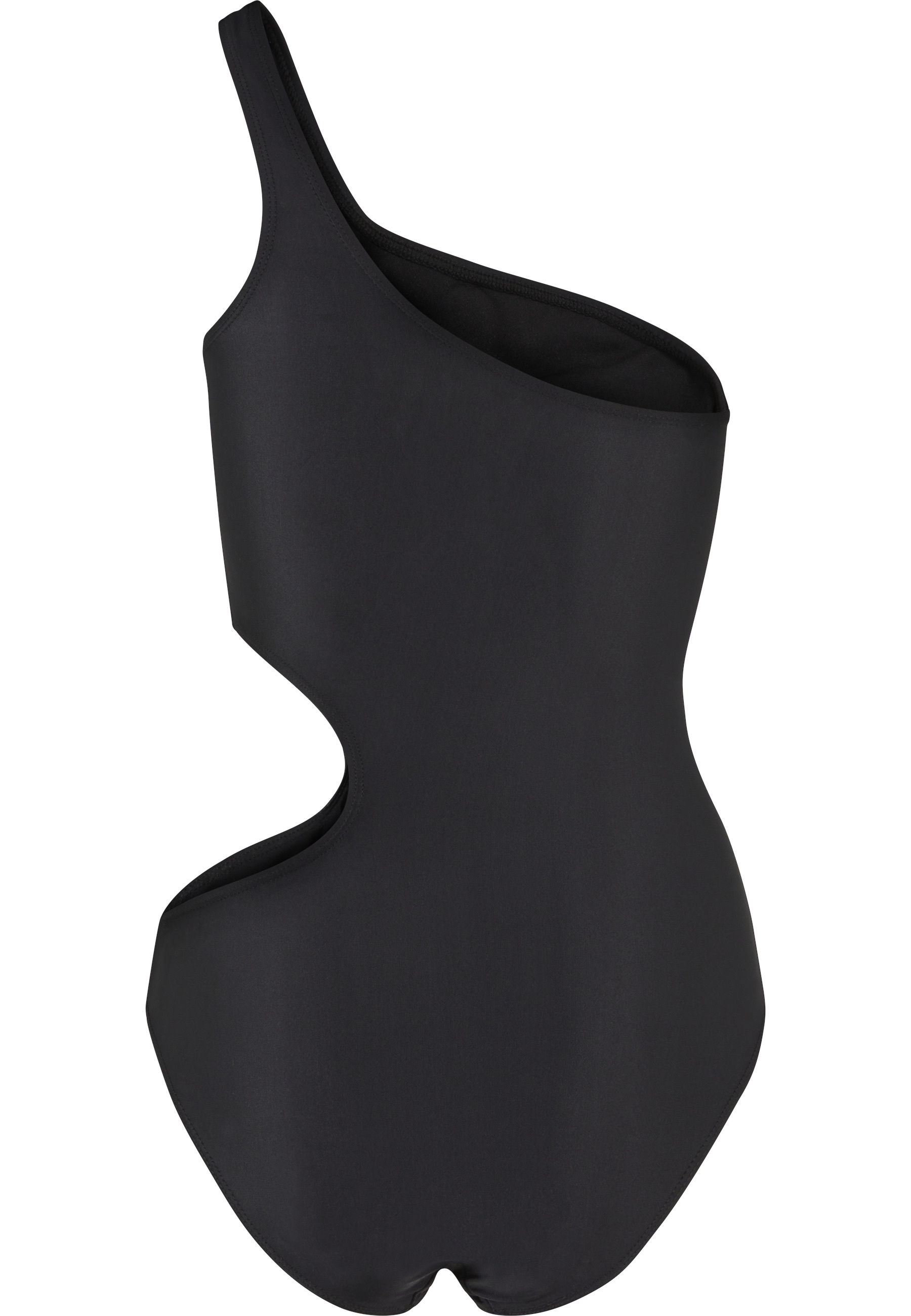 URBAN CLASSICS Bügel-Bikini »Urban Classics Damen Ladies Asymmetric Cut Out Swimmsuit«