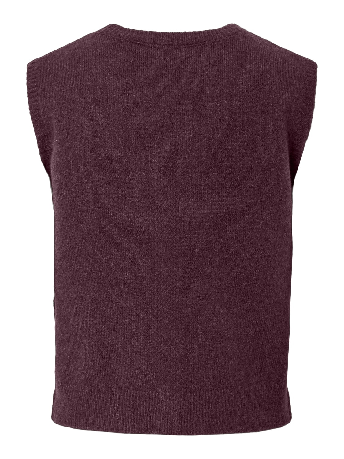 pieces Strickweste »PCSALLY SL V-NECK KNIT VEST NOOS BC« Materialmix