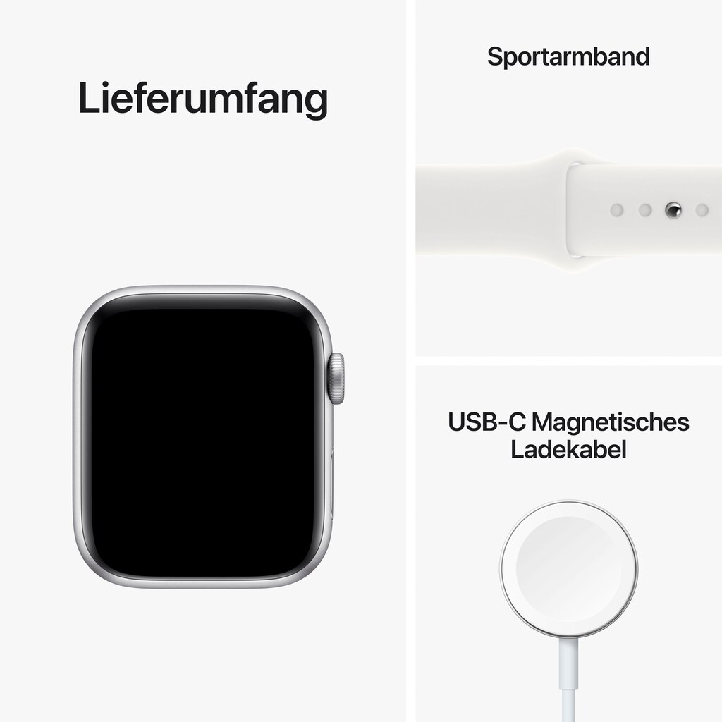 Apple Watch »Watch SE Modell 2022 GPS + Cellular 44mm«