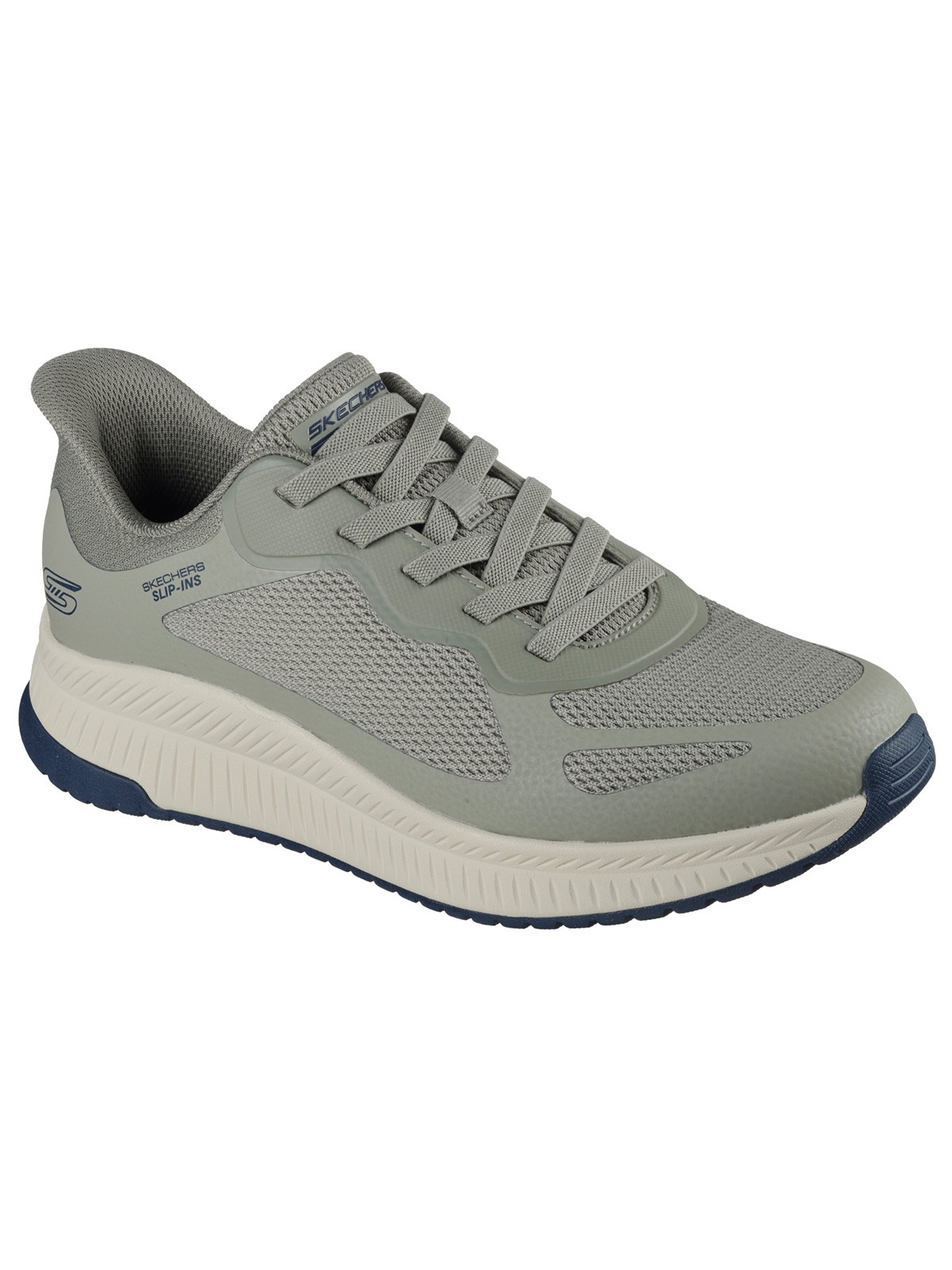 SKECHERS Herren Sneaker "Freizeitschuhe 118423-OLV Skechers Bobs Sport", Gr. 48,5, grün, Obermaterial: 100% Polyester PES., Schuhe