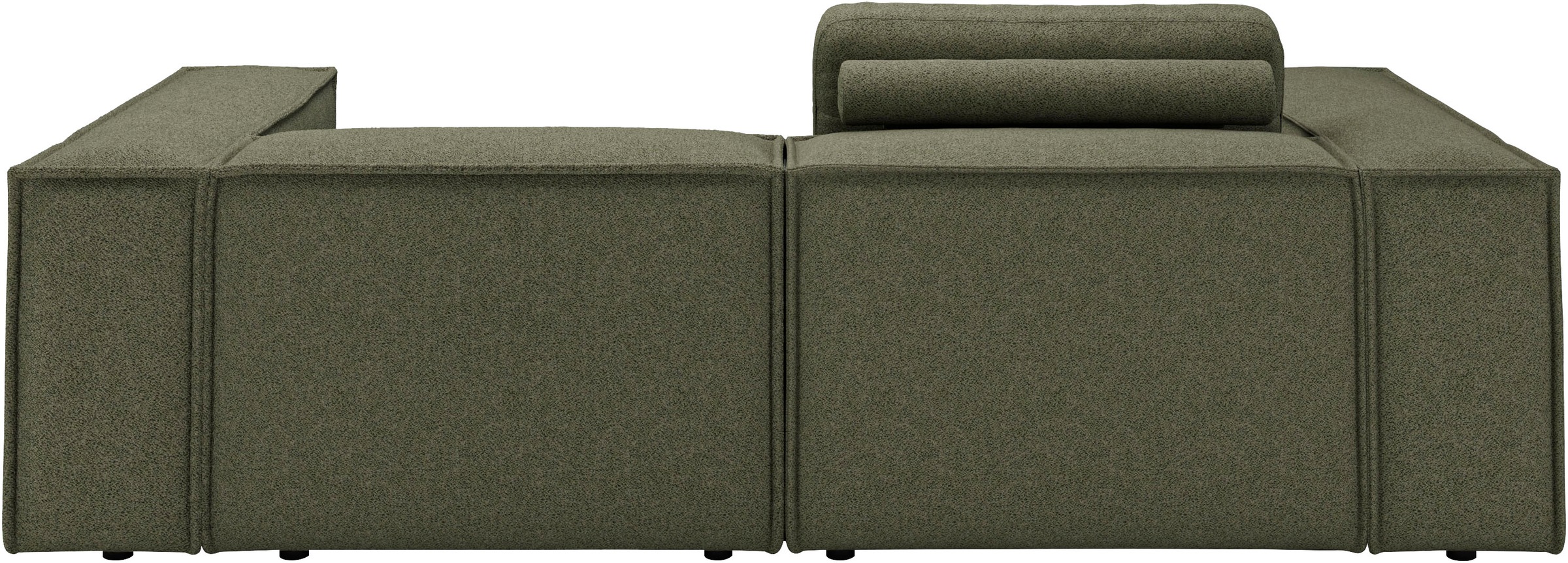Places of Style Ecksofa »Watertown, kompakte L-Form, 246 cm breite für kleinere Räume«, modernes Ecksofa mit Feincordbezug, platzsparend & bequem