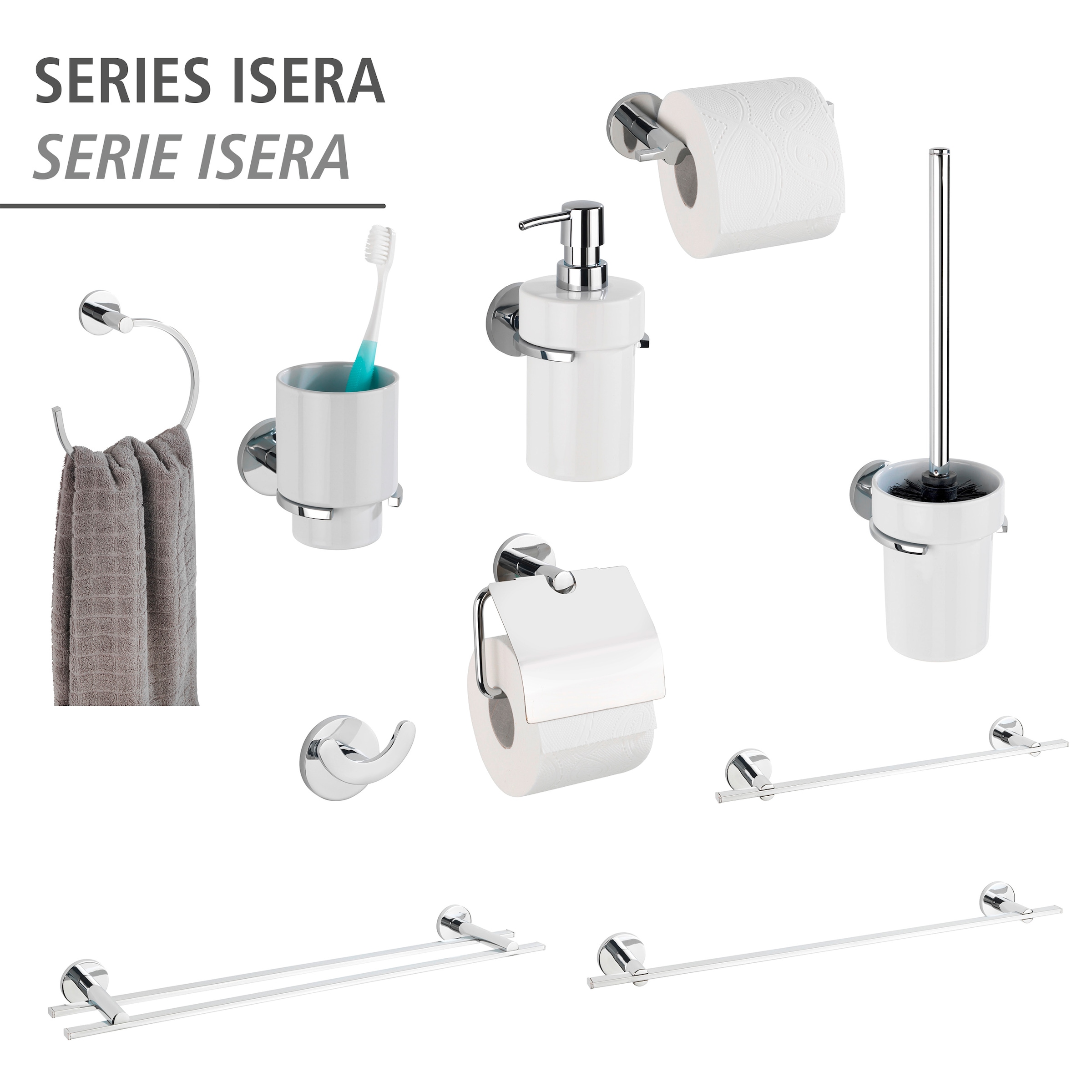 WENKO Wandhaken »UV-Loc® Isera«, ohne Bohren