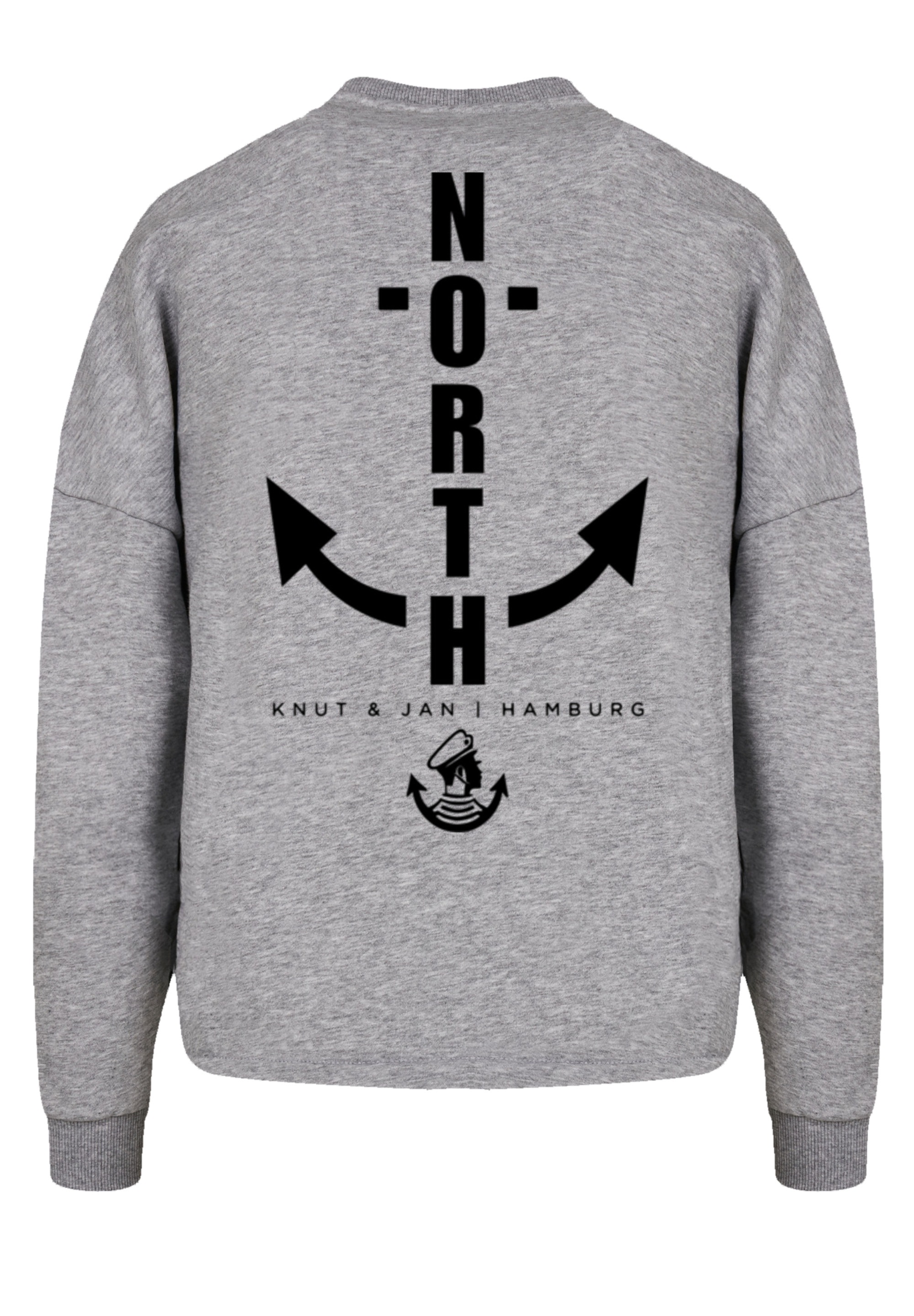 F4NT4STIC Sweatshirt »North Anchor Knut & Jan Hamburg«, Print