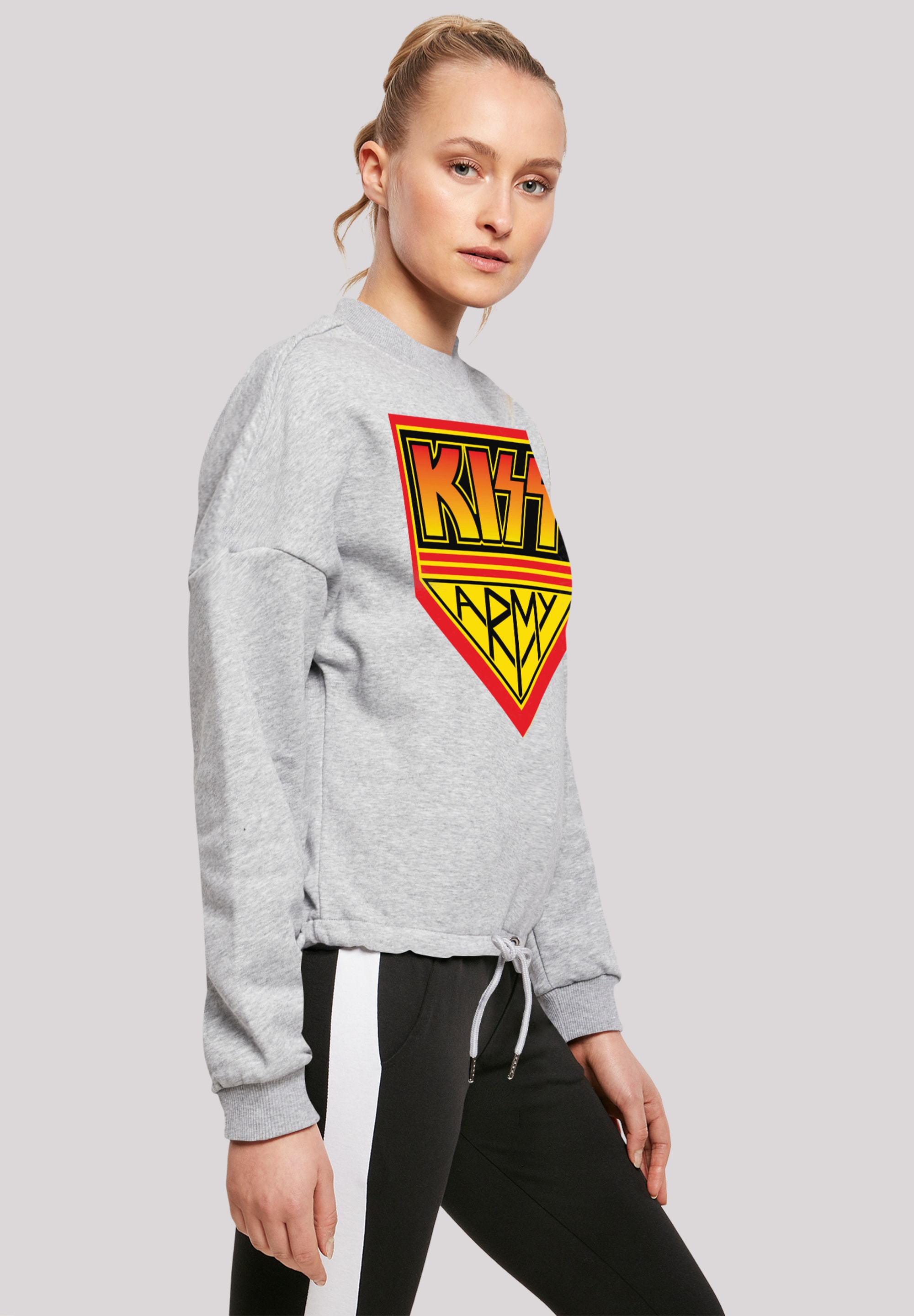 F4NT4STIC Sweatshirt »Kiss Army Logo«, Premium Qualität
