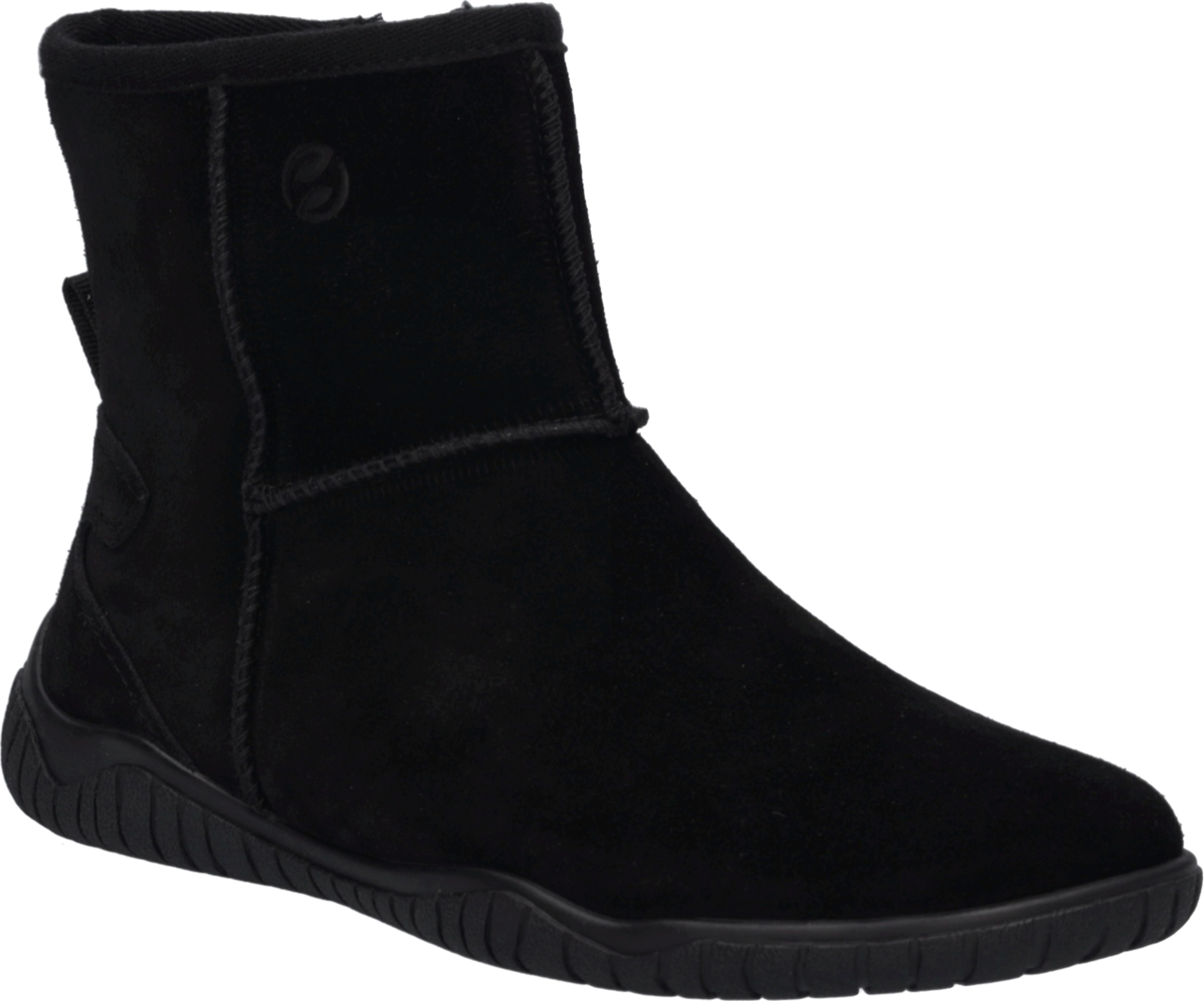 JOSEF SEIBEL Damen Barfußschuh "Wynona 12", Gr. 38, schwarz, Schuhe, Winterboots mit Ziernähten, in Komfortweite G (=weit)