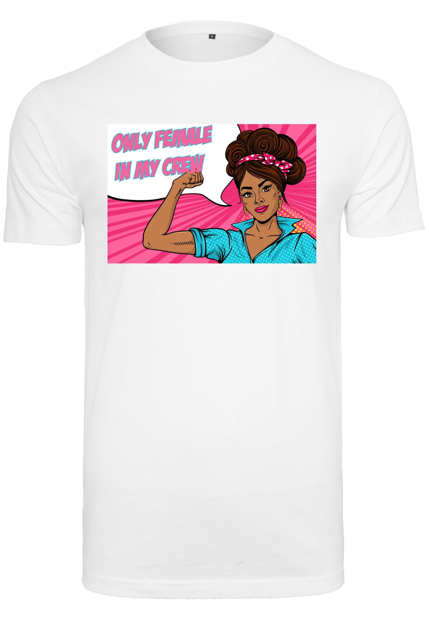 MisterTee Kurzarmshirt "MisterTee Damen Ladies Only Female Tee" günstig online kaufen