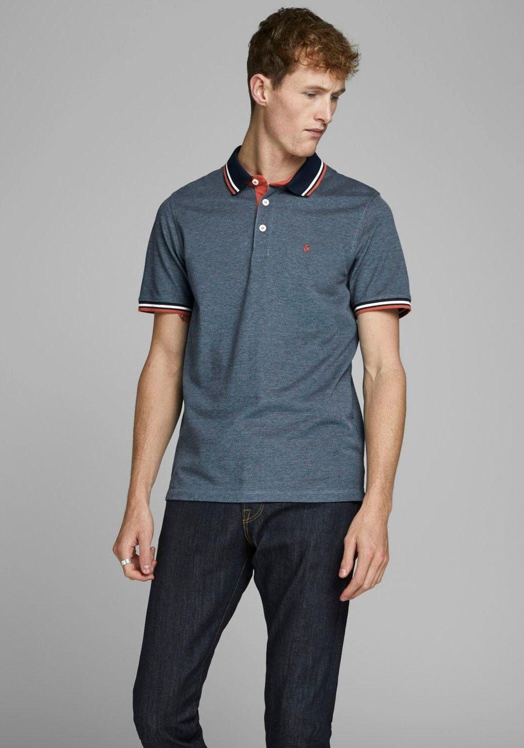 Jack & Jones Poloshirt "JJEPAULOS Poloshirt mit klassischem Kragen und figu günstig online kaufen