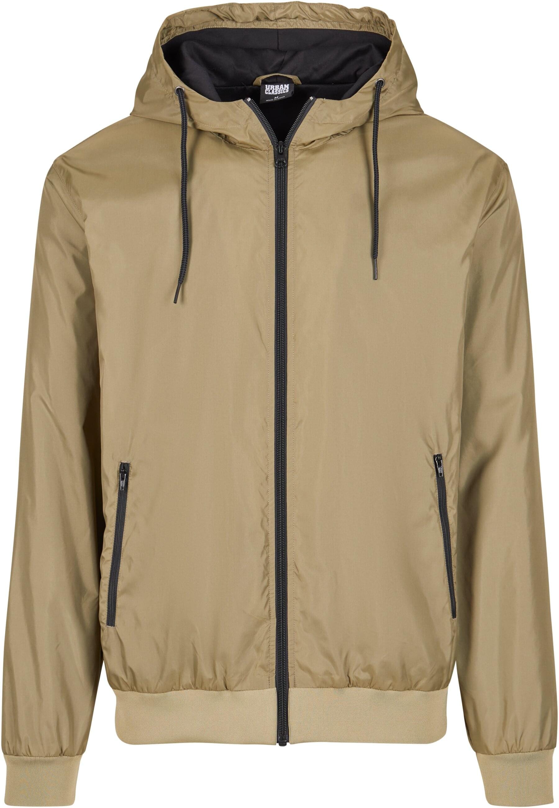 URBAN CLASSICS Windbreaker "Urban Classics Herren Contrast Windrunner", (1 St.), mit Kapuze