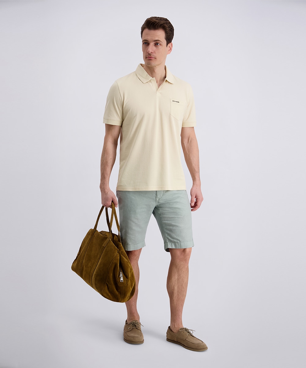 Pierre Cardin Poloshirt offener Polokragen