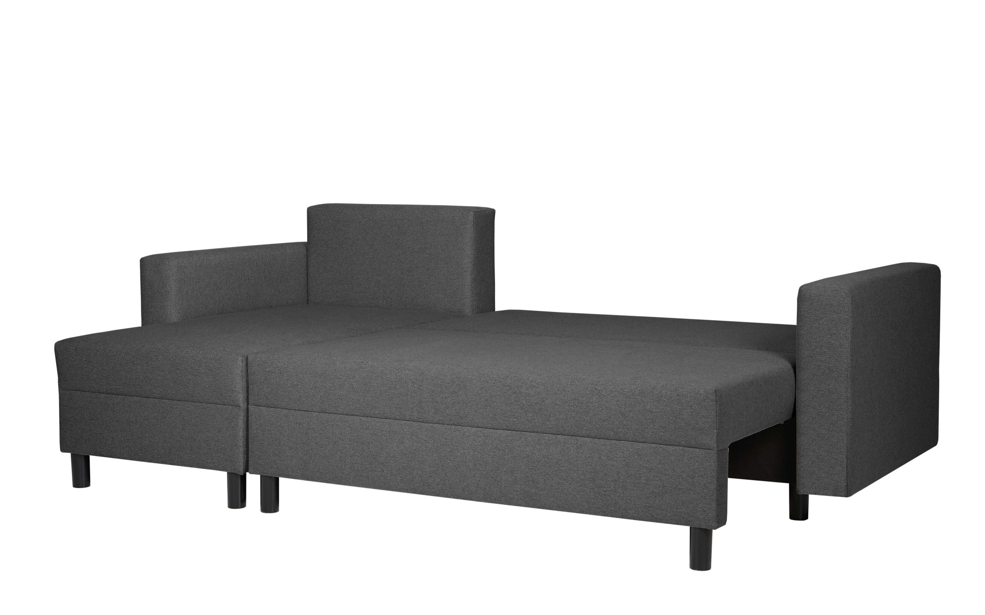 INOSIGN Ecksofa »GLENOE Schlafsofa mit Bettkasten, Recamiere beidseitig montierbar«, L-Form, Maße B/T/H: 230/135/84,5 cm, Velvet & Struktur weich