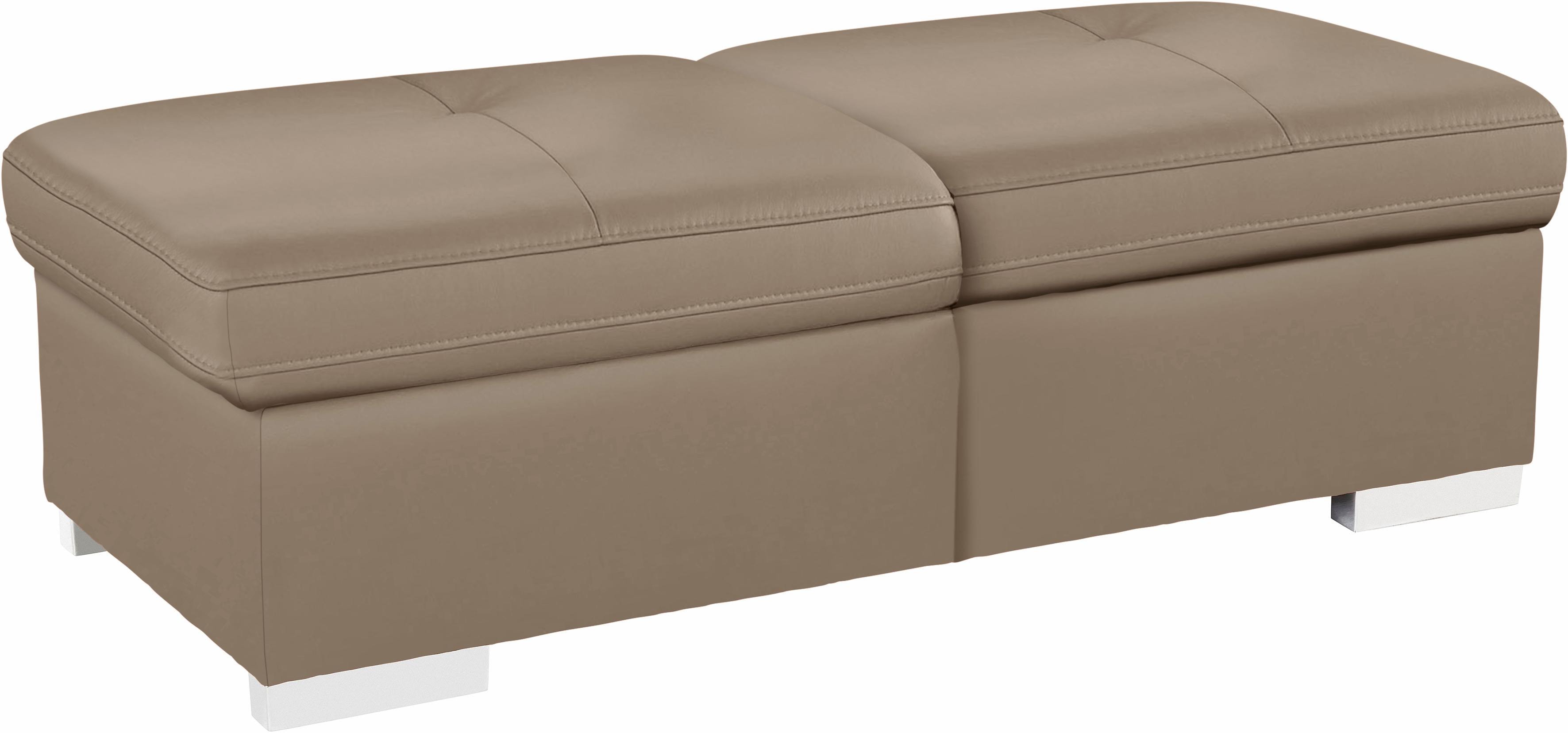 exxpo - sofa fashion Hocker "Spring Bankhocker, guter Sitzkomfort und tolle Verarbeitungsdetails" aus Luxus-Microfaser +Simply Clean - für besonders einfache Reinigung