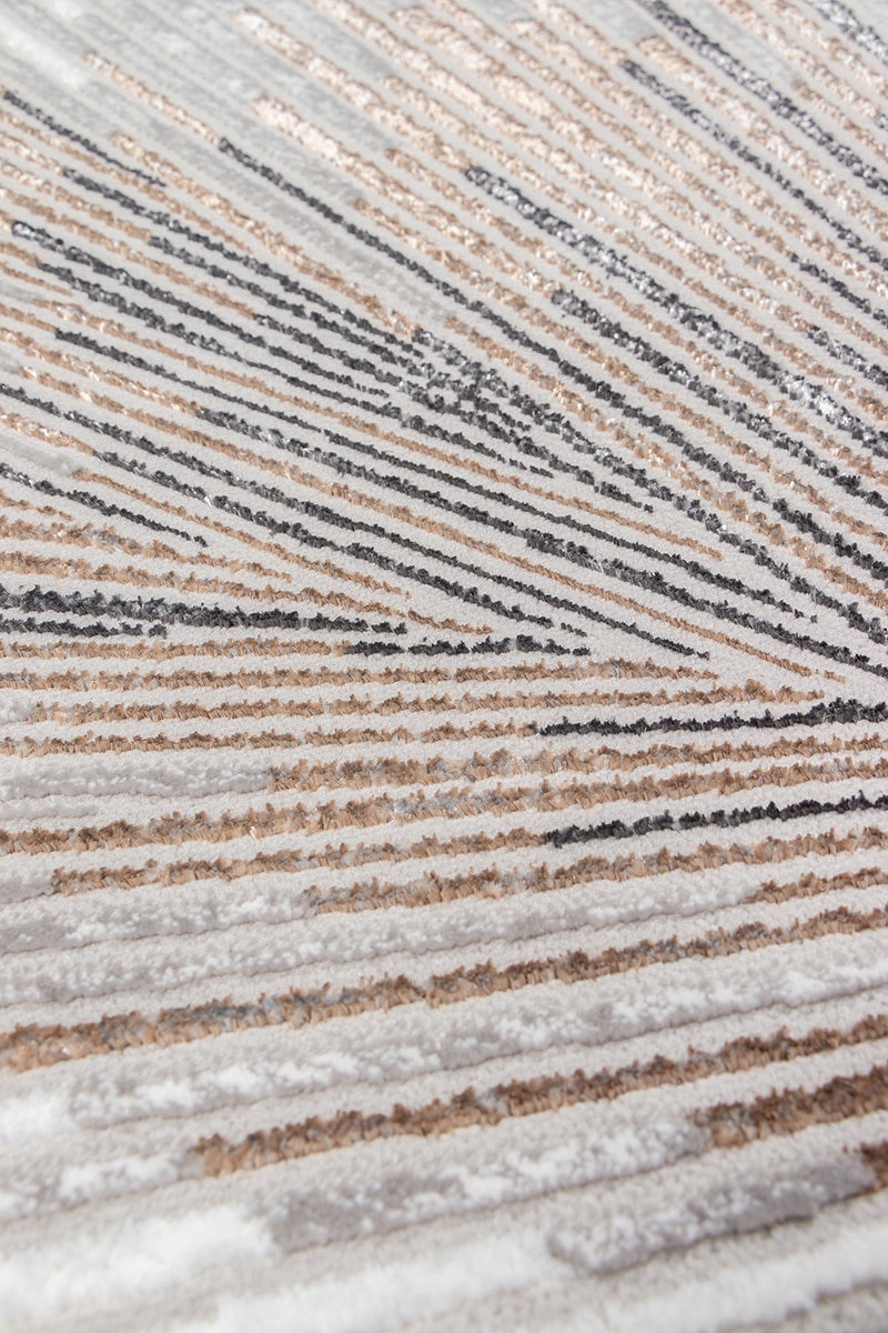 the carpet Teppich »Mila«, rechteckig, 8 mm Höhe, moderner Wohnzimmer Teppich elegant glänzender Flor