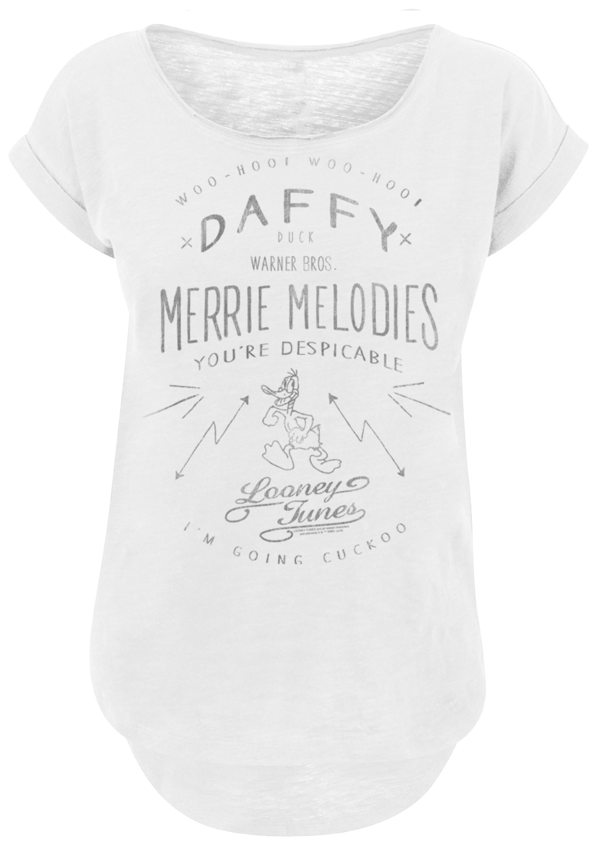 F4NT4STIC T-Shirt »Looney Tunes Daffy Duck Vintage«, Print