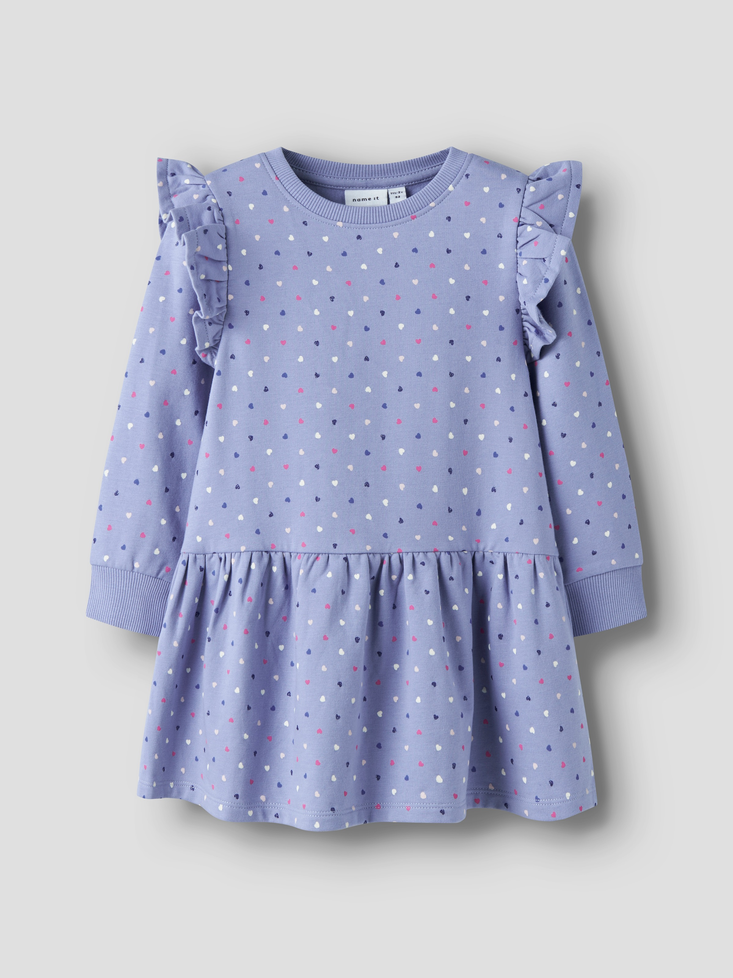 Name It Minikleid »NMFOEANA LS SWE DRESS BRU PB«